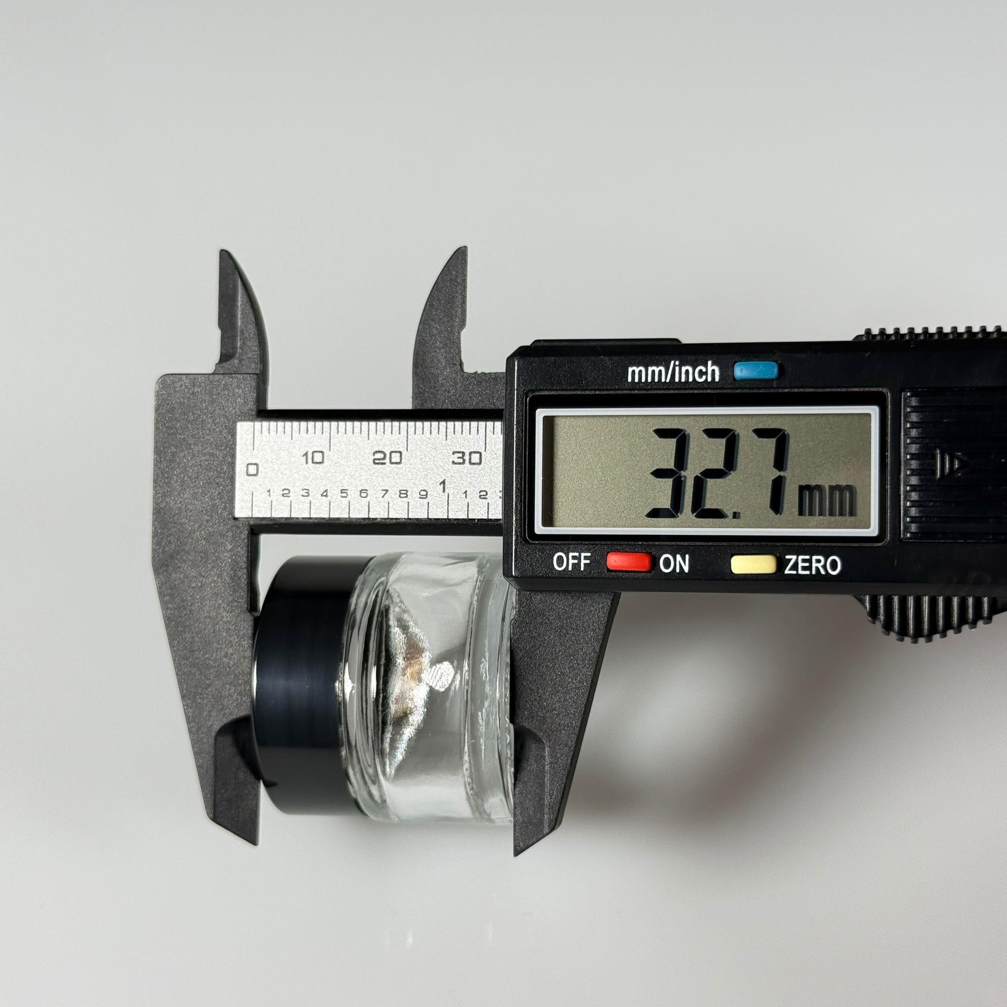 10 CC CAM ŞEFFAF KREM KAVANOZU - SİYAH KAPAKLI İÇ CONTALI - 10 ML SAYDAM KREM KAVANOZU