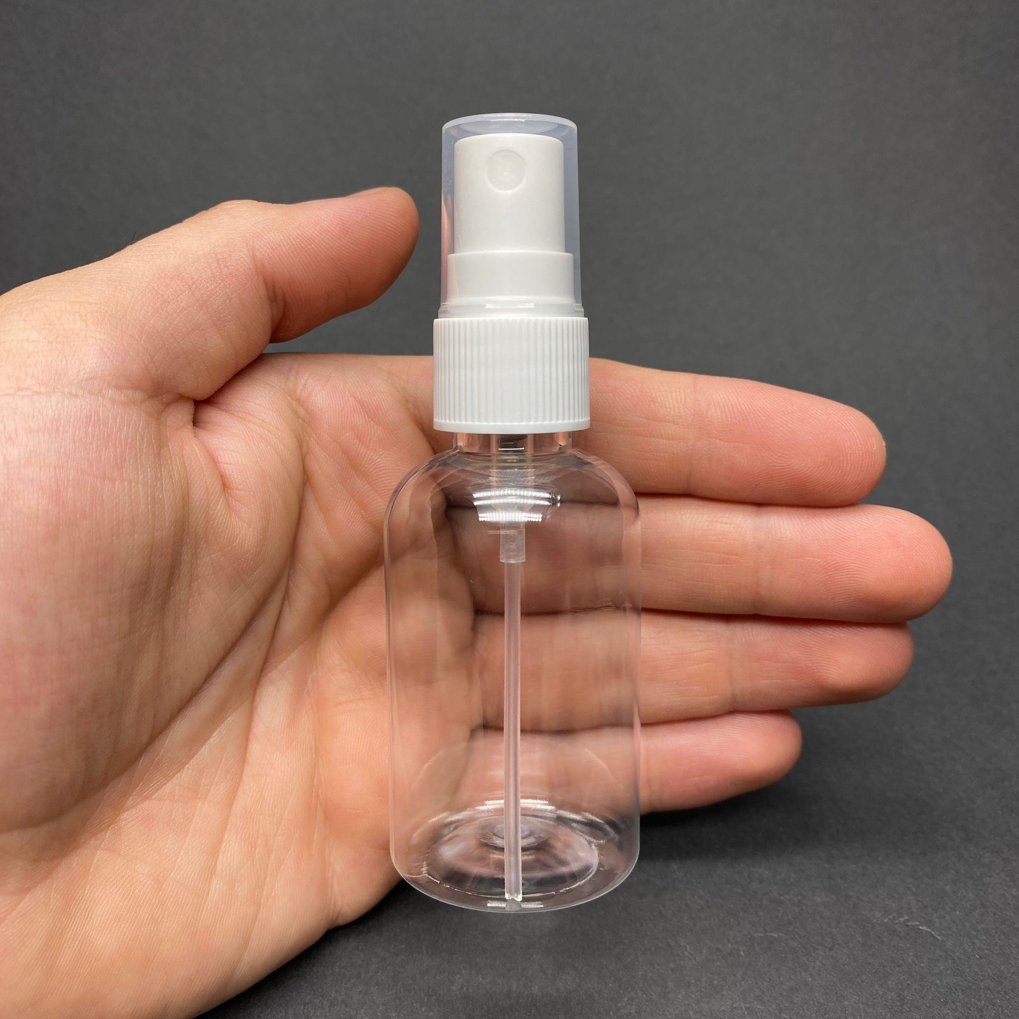40 CC TOMBUL MODEL PLASTİK ŞİŞE - BEYAZ SPREYLİ - 40 ML SPREYLİ PET ŞİŞE