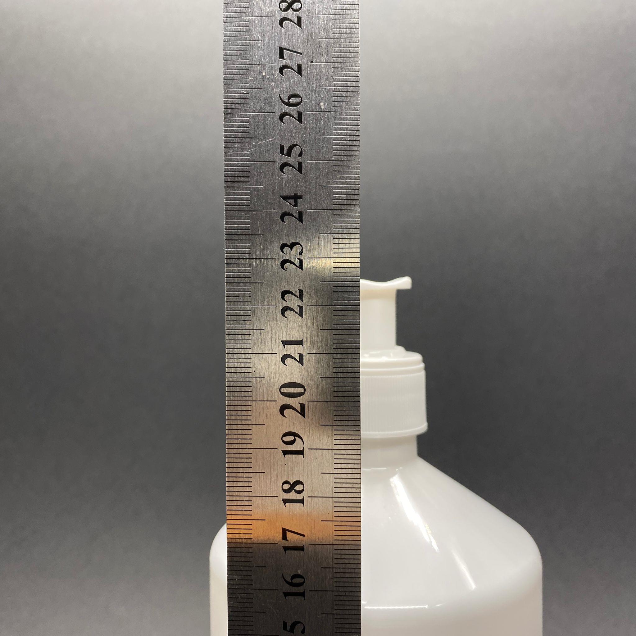 950 CC BEYAZ SERT PLASTİK ŞİŞE - BEYAZ POMPALI - 950 ML BEYAZ PET ŞİŞE - KALIN (45 GR)