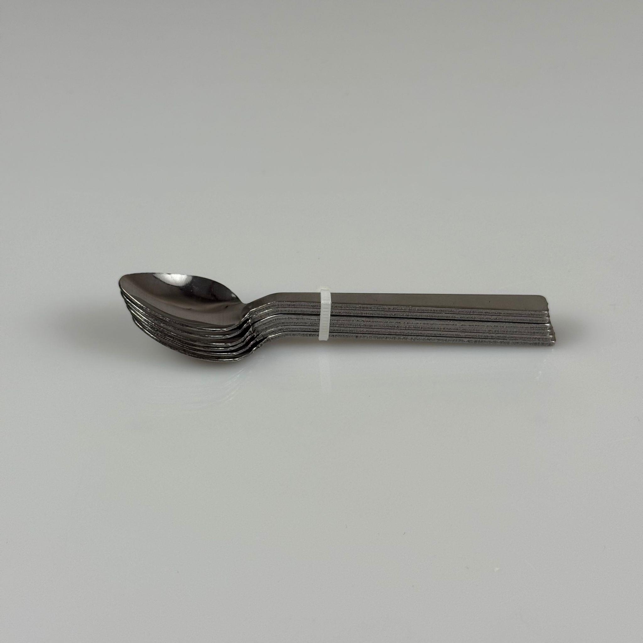 ÇAY KAŞIK SADE - 6 LI - KALIN