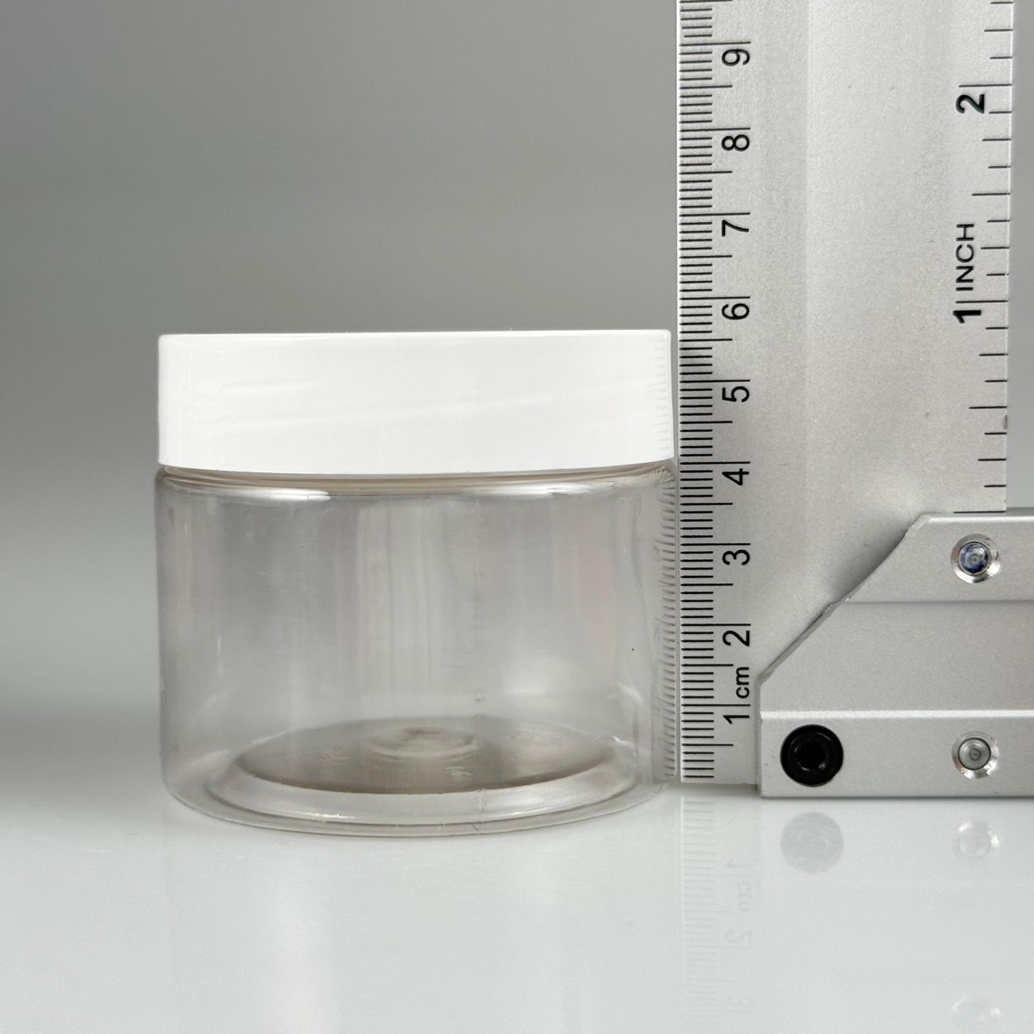100 CC PET KAVANOZ- BEYAZ KAPAKLI + İÇ TIPALI - 100 ML PLASTİK KAVANOZ - KREM KAVANOZU