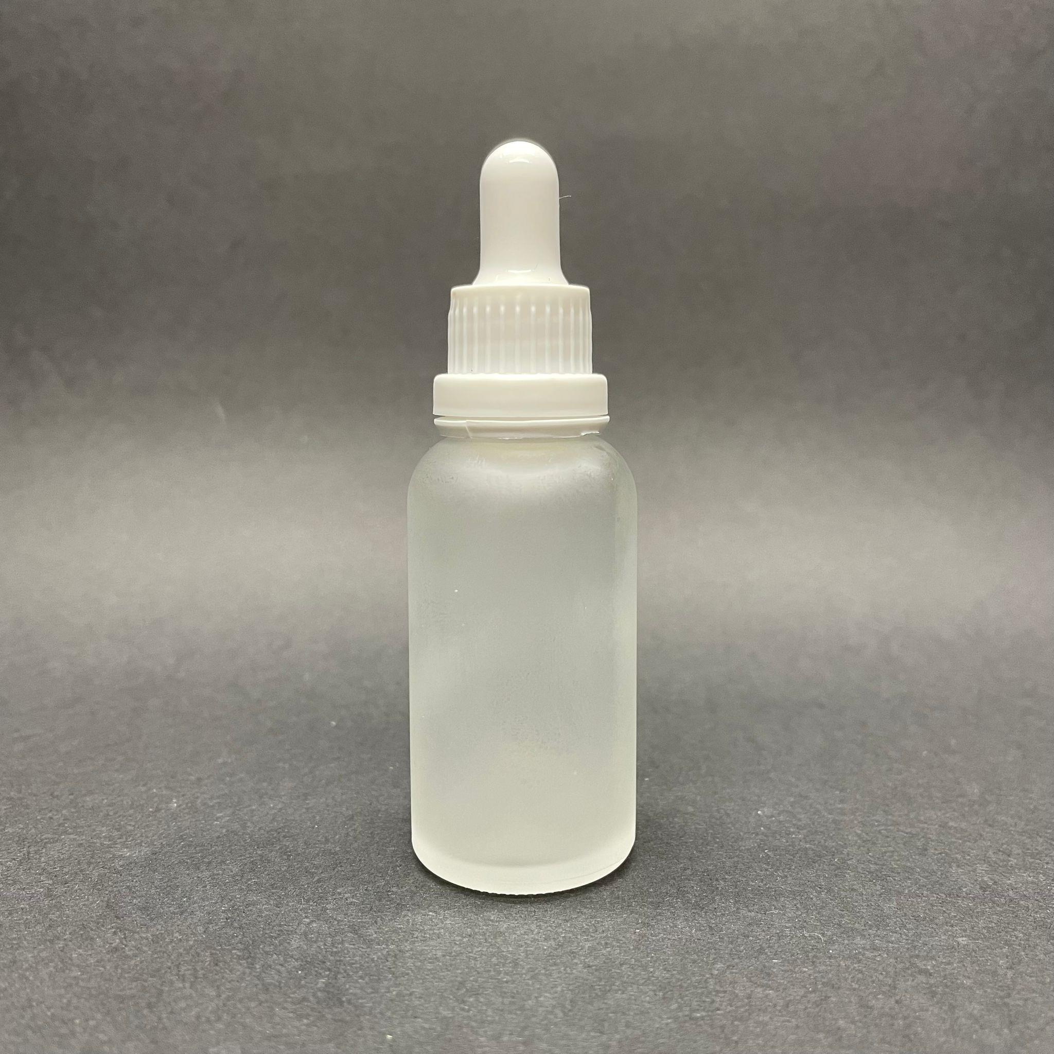 30 CC BUZLU CAM DAMLALIKLI ŞİŞE - BEYAZ EMZİK - BEYAZ KİLİTLİ PLASTİK KAPAK - 30 ML BUZLU CAM DAMLALIKLI ŞİŞE - SERUM ŞİŞESİ DAMLALIKLI - BOŞ SERUM ŞİŞESİ - TOPTAN DAMLALIKLI ŞİŞE