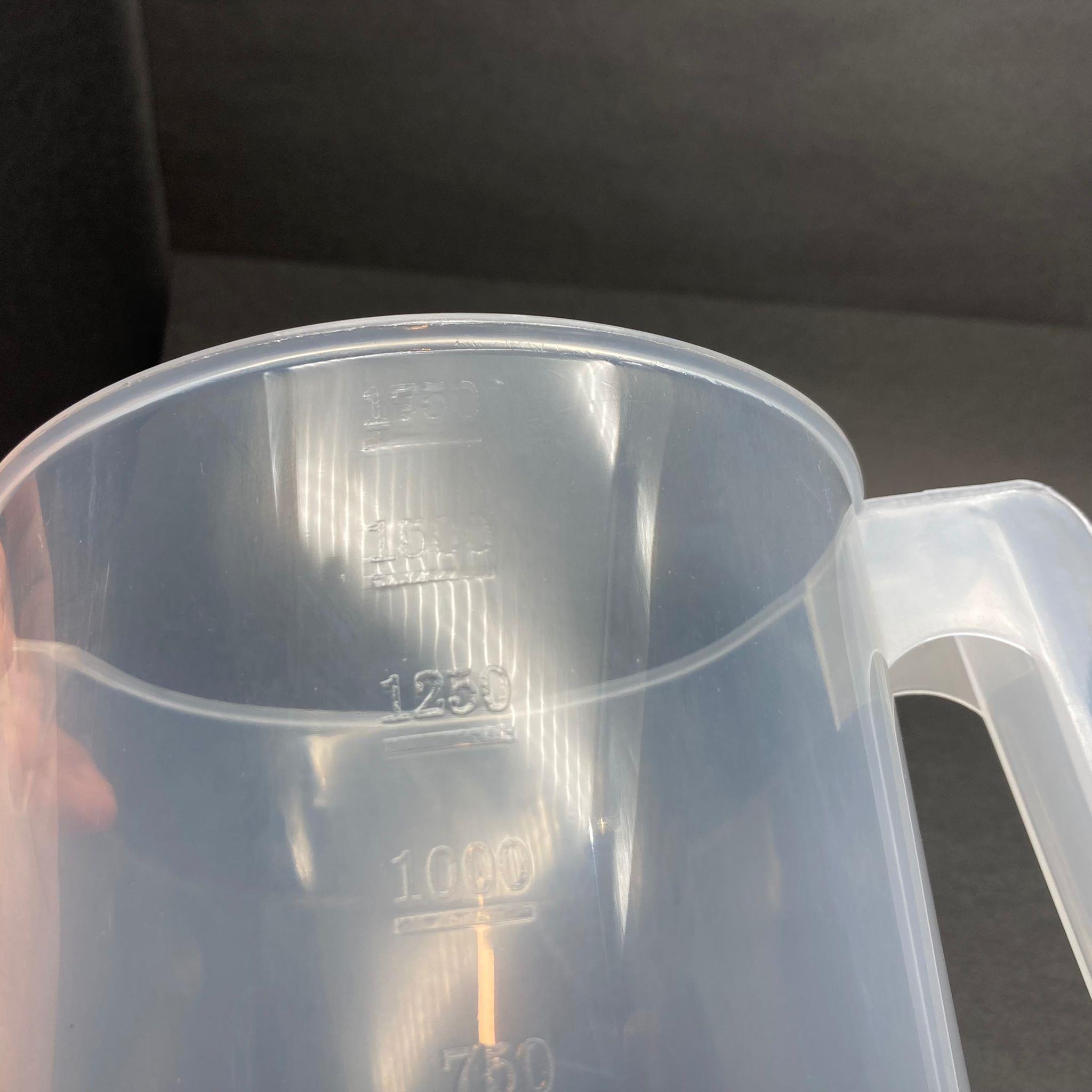 MODERN MAŞRAPA - 1750 ML - PLASTİK DERECELİ ÖLÇEKLİ KAP - ÖLÇÜ KABI