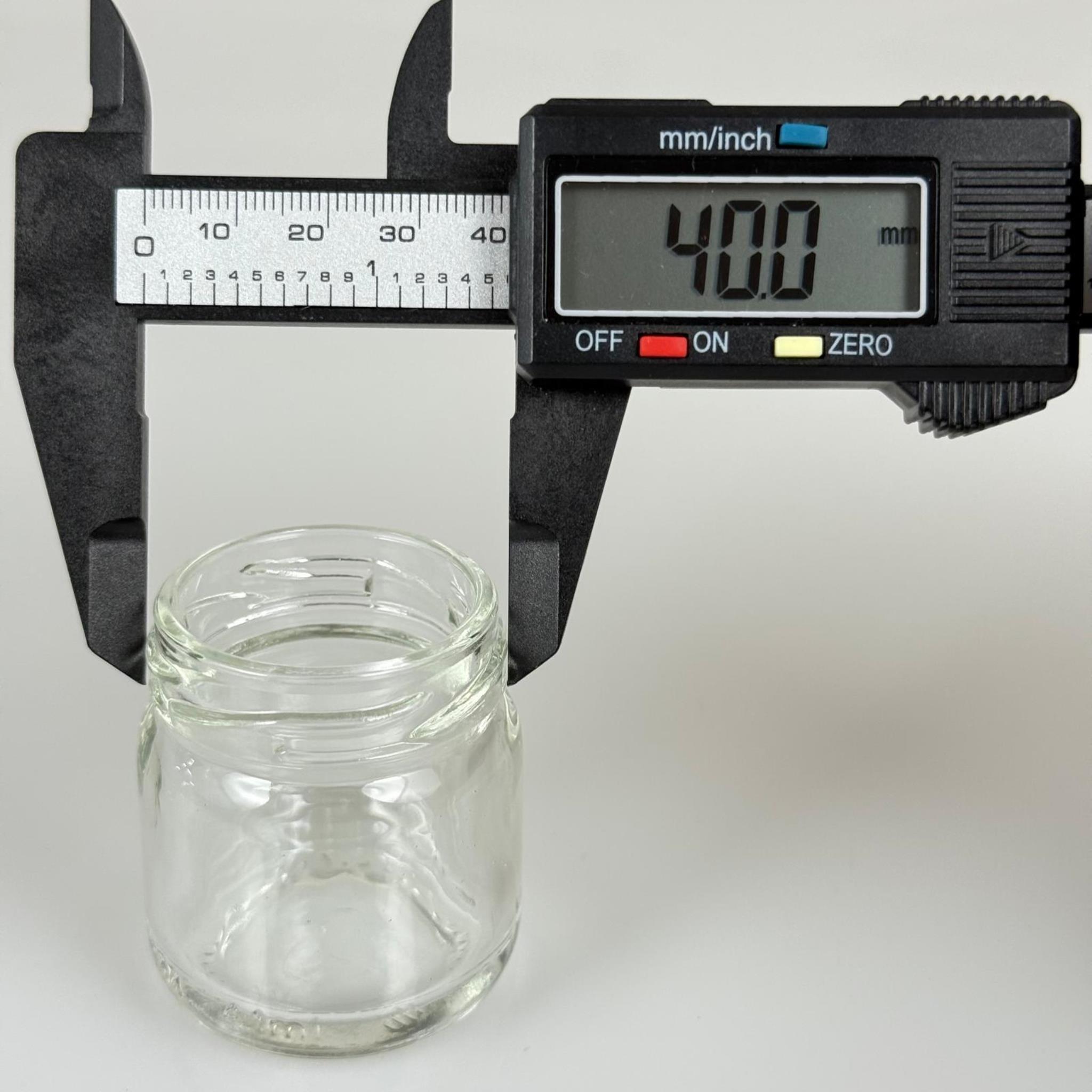 40 CC CAM KAVANOZ (43 AĞIZ) KAPAKSIZ - 40 ML MİNİ KAVANOZ - ŞİŞECAM ÜRÜN KODU: 141004