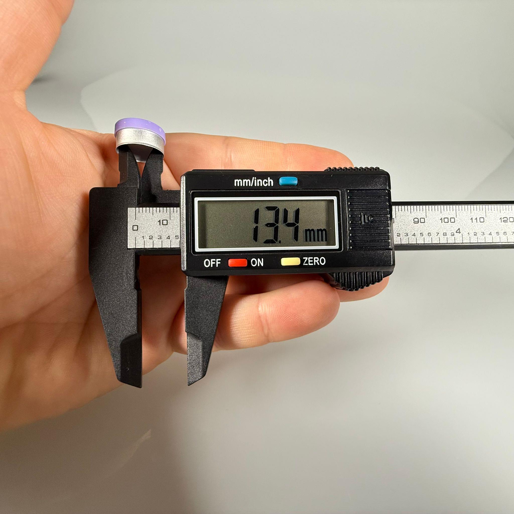 13 AĞIZ VİAL ŞİŞELER İÇİN FLİP OFF PENİSİLİN ALÜMİNYUM FLAKON KAPAK MOR - 13 MM FLİP-OFF KAPAK