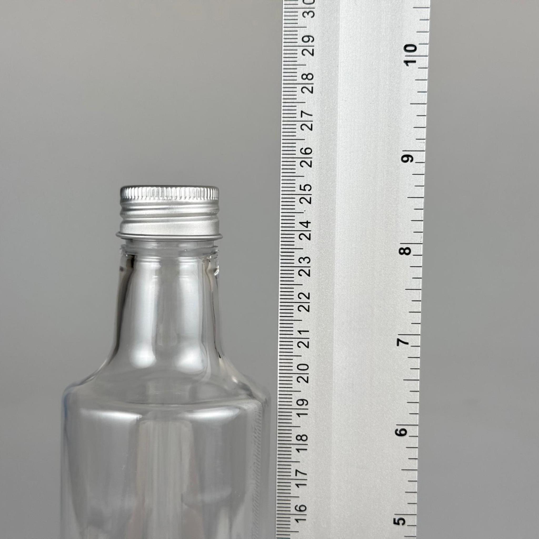500 CC DORİKA SİLİNDİR PET ŞİŞE - CONTALI GÜMÜŞ METAL KAPAKLI -  (60 GR) CAM GÖRÜNÜMLÜ SERT KALIN KIRILMAZ 500 ML SİLİNDİR PLASTİK ŞİŞE