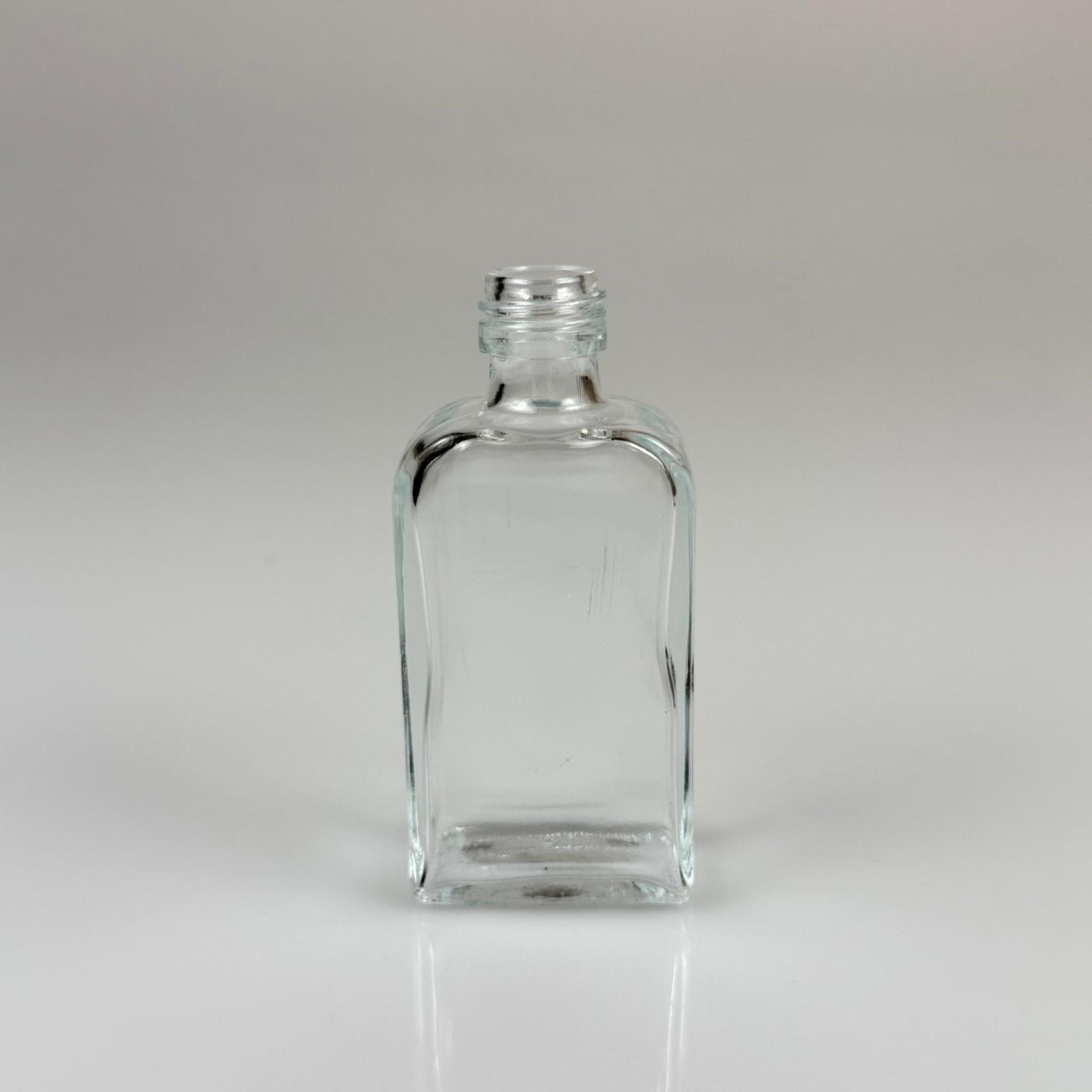 40 CC YASSI DİKDÖRTGEN CAM ŞİŞE - 18 MM AĞIZ - 40 ML PRESTİJLİ ŞİŞE