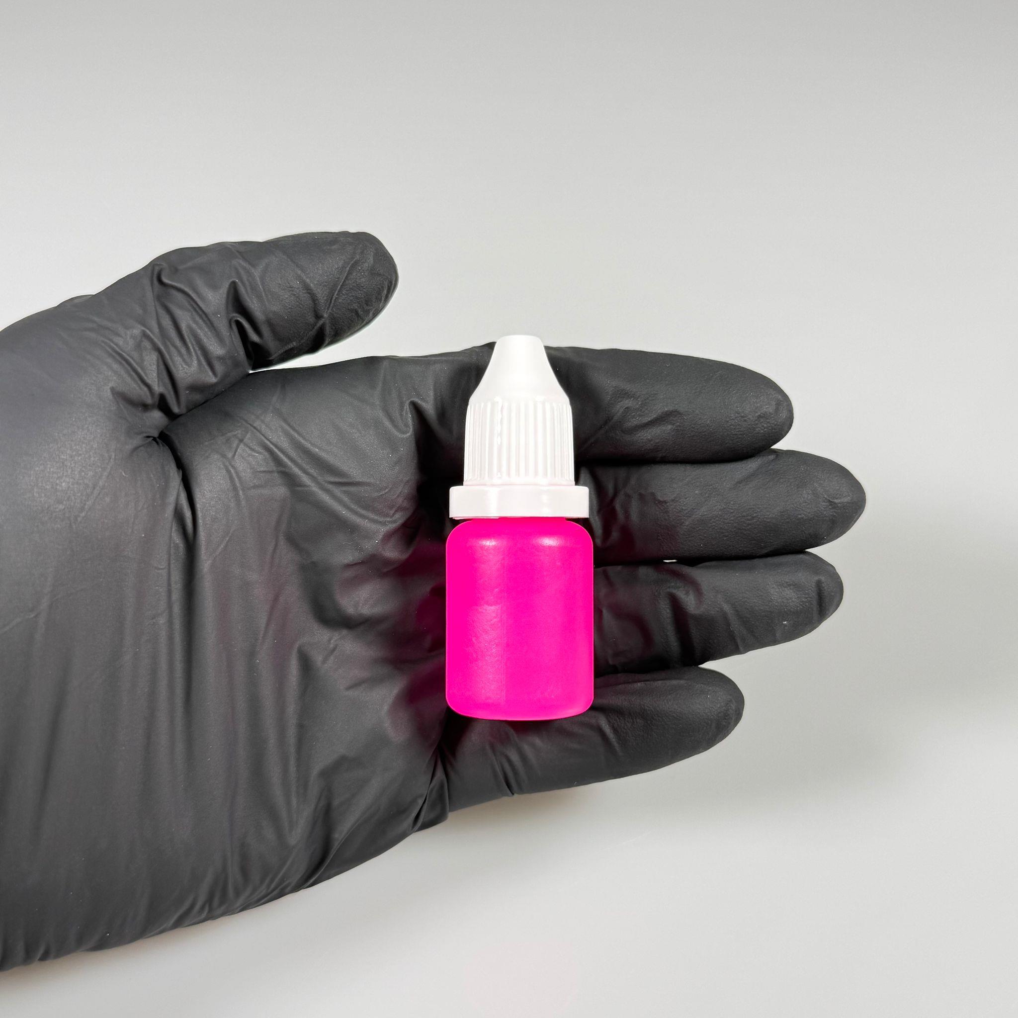 10 CC GÖZ DAMLASI ŞİŞESİ PEMBE - AKITICILI - KİLİTLİ BEYAZ KAPAKLI - 10 ML DAMLALIKLI PLASTİK ŞİŞE - KOZMETİK AMBALAJ - DAMLALIKLI BOŞ ŞİŞE