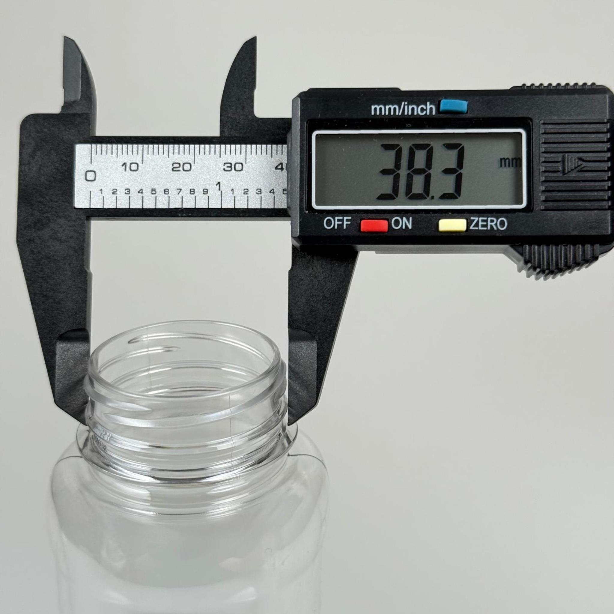 330 CC DÜZ GENİŞ AĞIZLI PET ŞİŞE KAPAKSIZ (38 AĞIZ) - 330 ML DETOKS MEYVE SUYU ŞİŞESİ