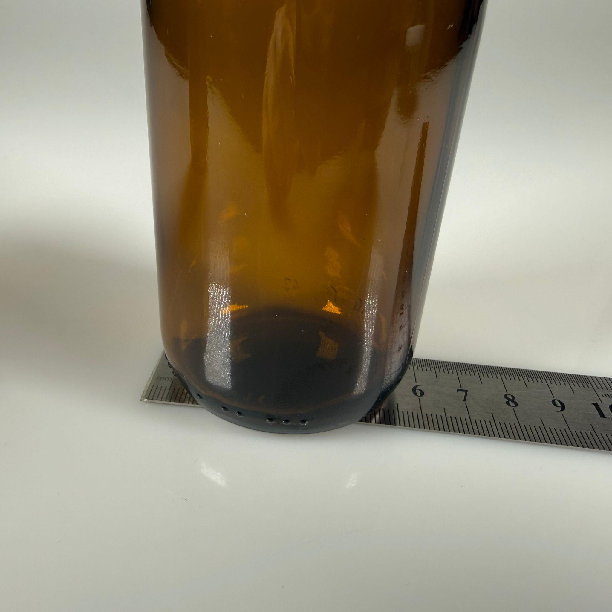 200 ML DOLUMU KOLAY, GENİŞ AĞIZLI İÇTEN DAMLALIKLI ŞİŞE (28 MM AĞIZ)  - 200 CC BEYAZ CONTALI KAPAKLI İÇTEN DAMLALIKLI CAM ECZA ŞİŞESİ - AMBER KAHVERENGİ