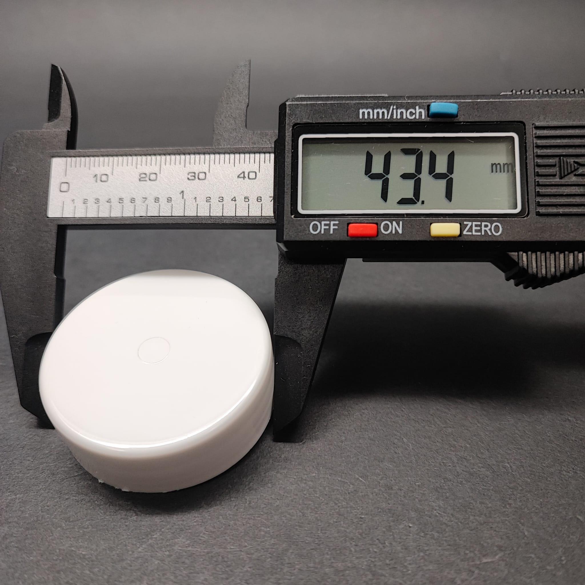 41 MM VİDALI PLASTİK KAPAK BEYAZ