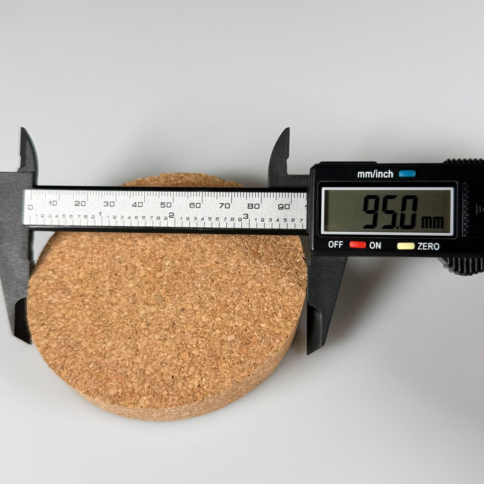 BÜYÜK MANTAR TIPA 950 X 910 X 15 MM - ahşap altlık, dekoratif mantar, mantar nihale vb olarak kullanılabilir