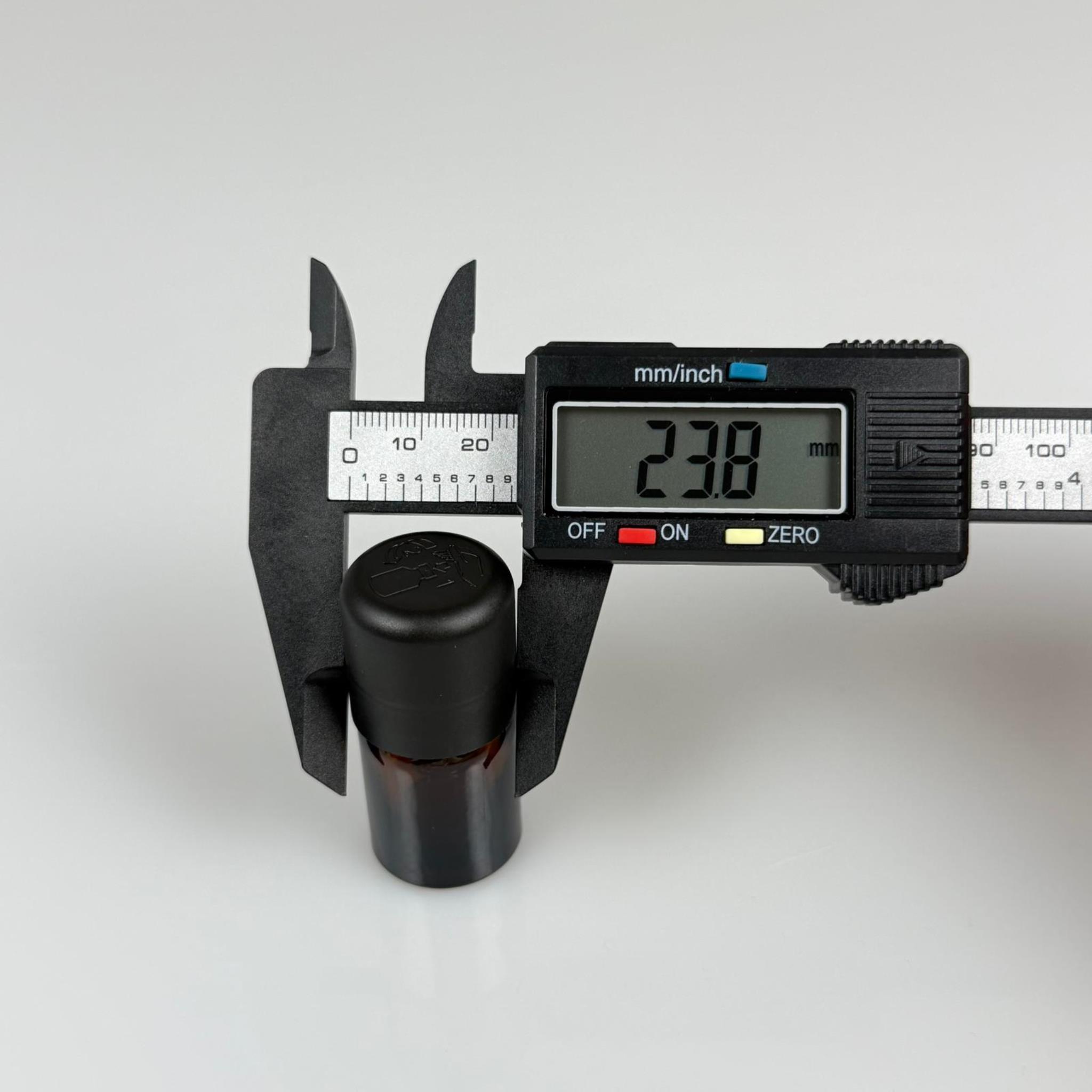 3 CC AMBER CAM ŞİŞE + İÇTEN DAMLALIKLI ÇOCUK KİLİTLİ SİYAH KAPAK - KAHVERENGİ 3 ML KİLİT KAPAKLI DAMLATMALI ŞİŞE