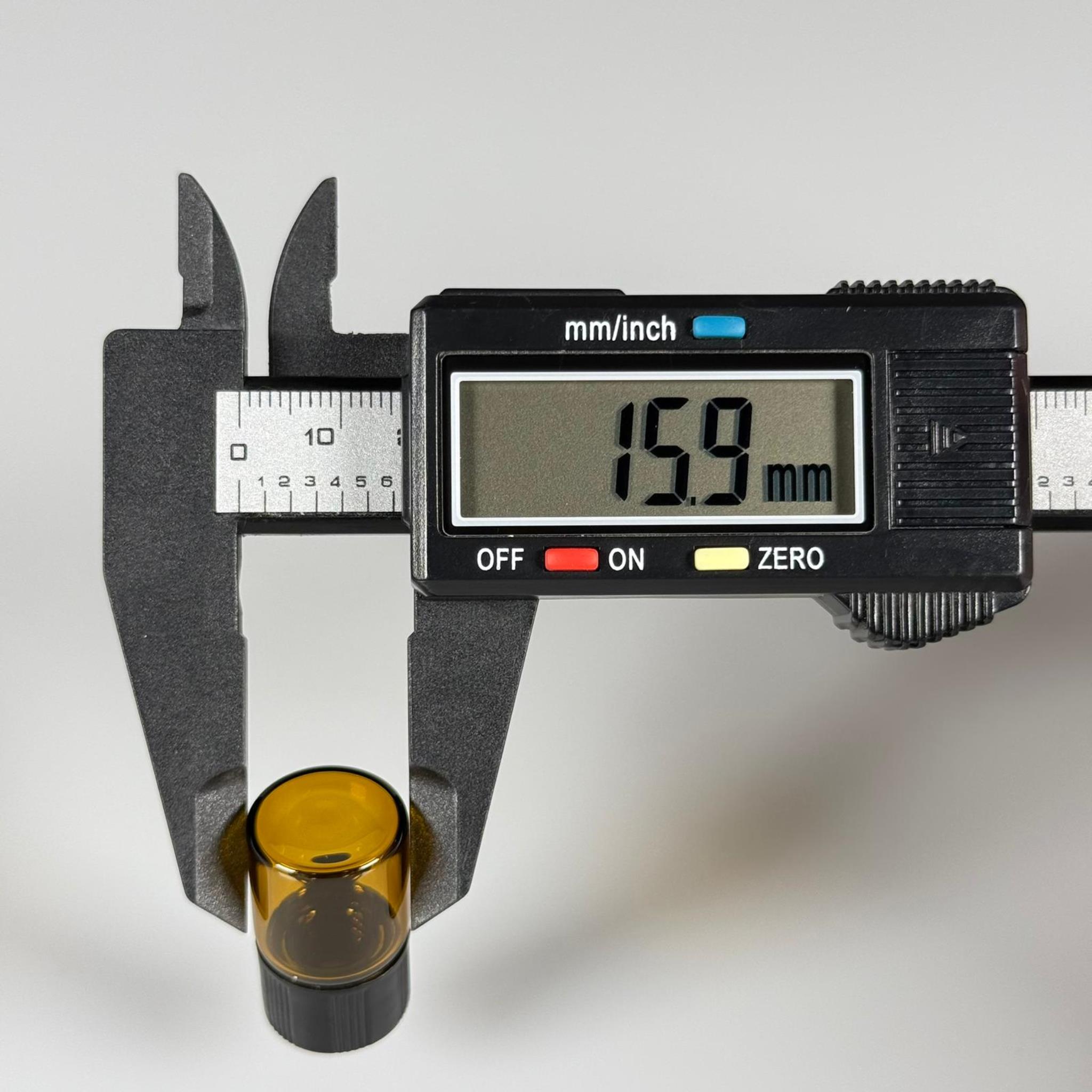 2 CC AMBER CAM ŞİŞE - SİYAH KAPAKLI - 2 ML KAPAKLI CAM ŞİŞE