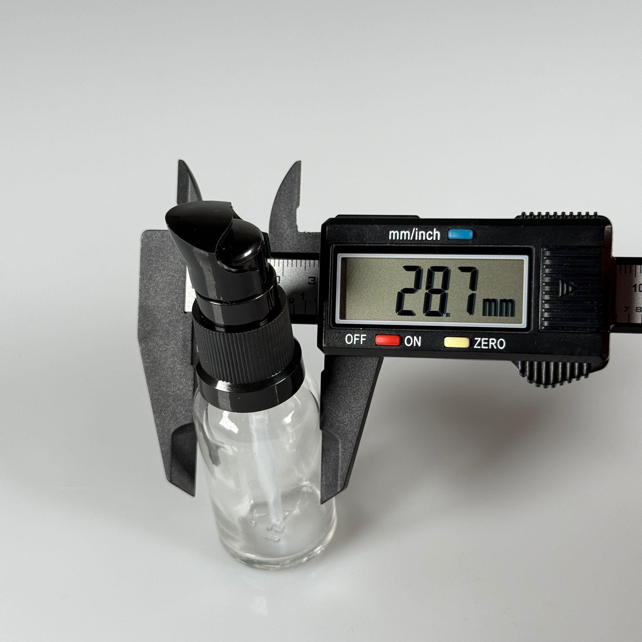 15 CC ŞEFFAF CAM ŞİŞE - SIZDIRMAZ ETEKLİ SİYAH LOSYON POMPALI TAKIM - 15 ML LOSYON ŞİŞESİ - YAĞ, KREM GİBİ YOĞUN KIVAMLI SIVILAR İÇİN CAM AMBALAJ