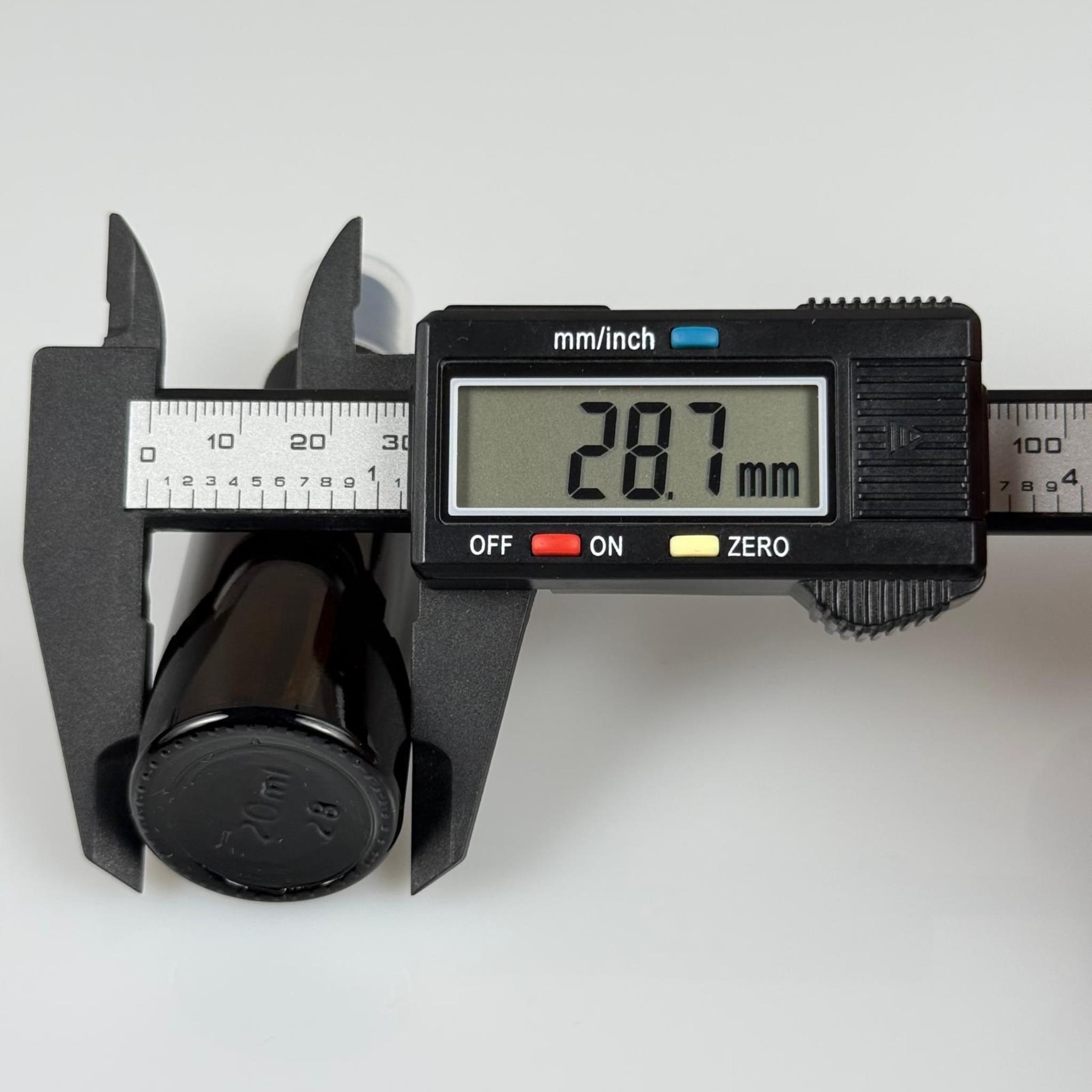 20 CC KOYU AMBER CAM ŞİŞE - SİYAH SPREYLİ SET - 20 CC ÜST KALİTE SİYAH SPREYLİ AMBER KOLONYA PARFÜM ŞİŞESİ