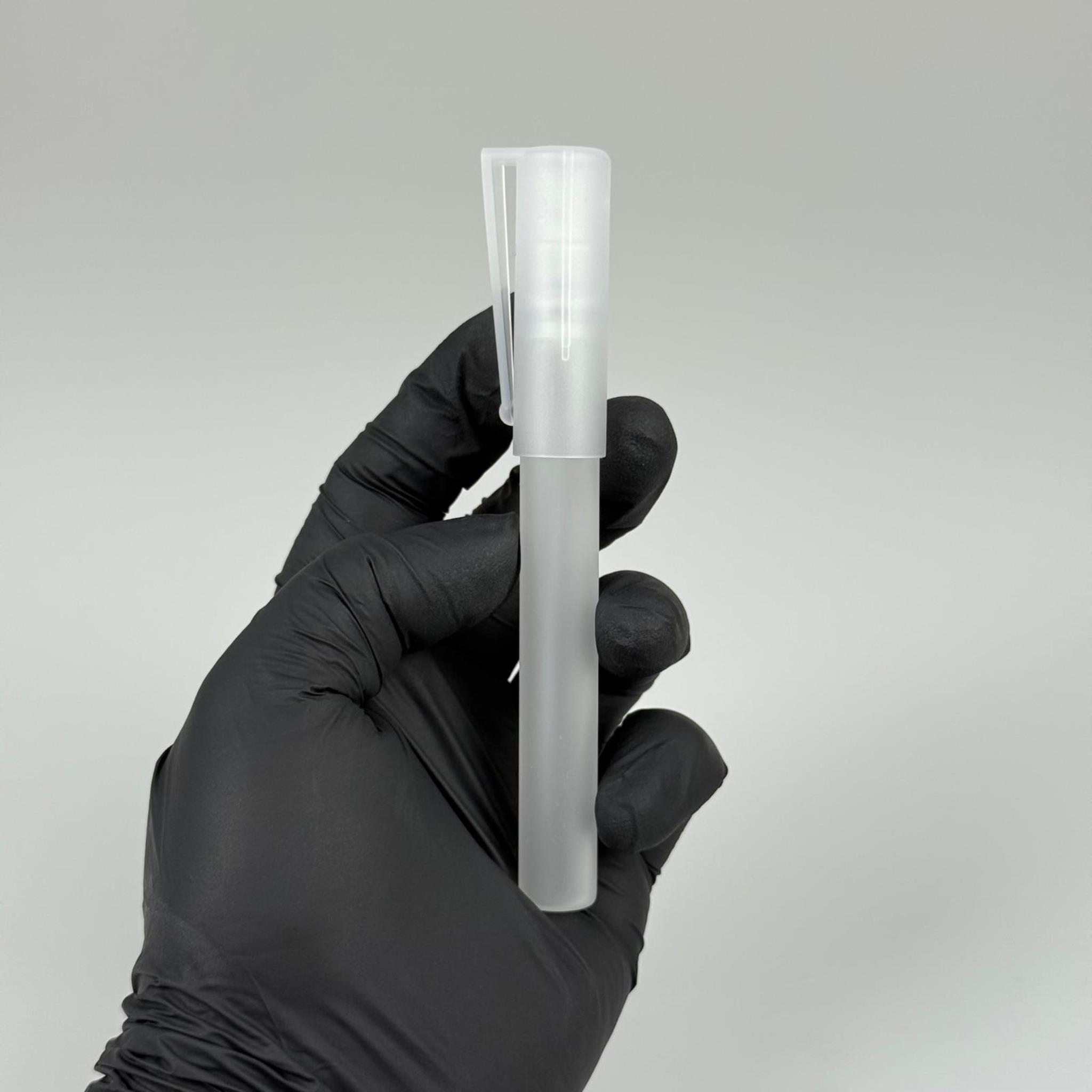 8 CC BUZLU CAM KALEM PARFÜM ŞİŞESİ - SPREYLİ - KAPAKLI - BOŞ PARFÜM ŞİŞESİ (GEÇME AĞIZ)