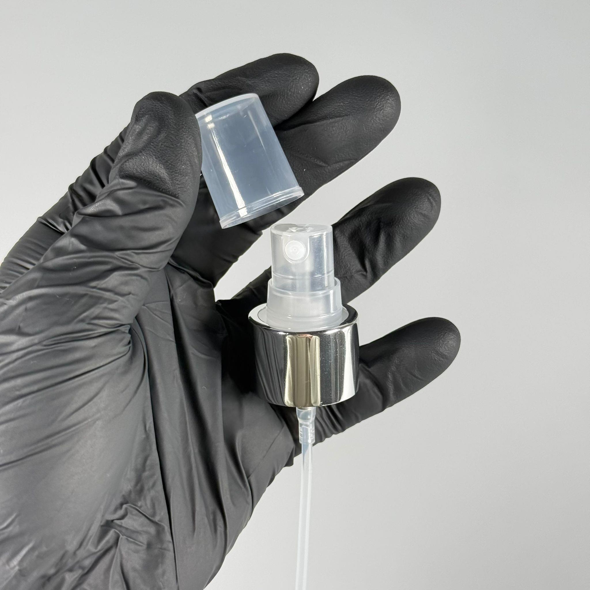 24 MM SPREY PARMAK SPREY GÜMÜŞ ŞEFFAF METALİK KAPLAMALI 24 MM VALF