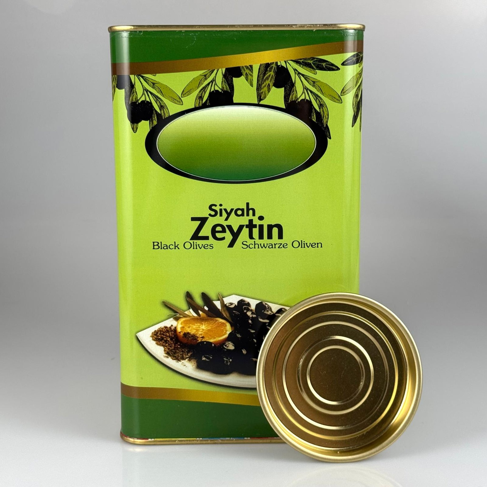 5 KG ZEYTİN TENEKESİ - BASKILI - 5 KİLO ZEYTİN TENEKESİ