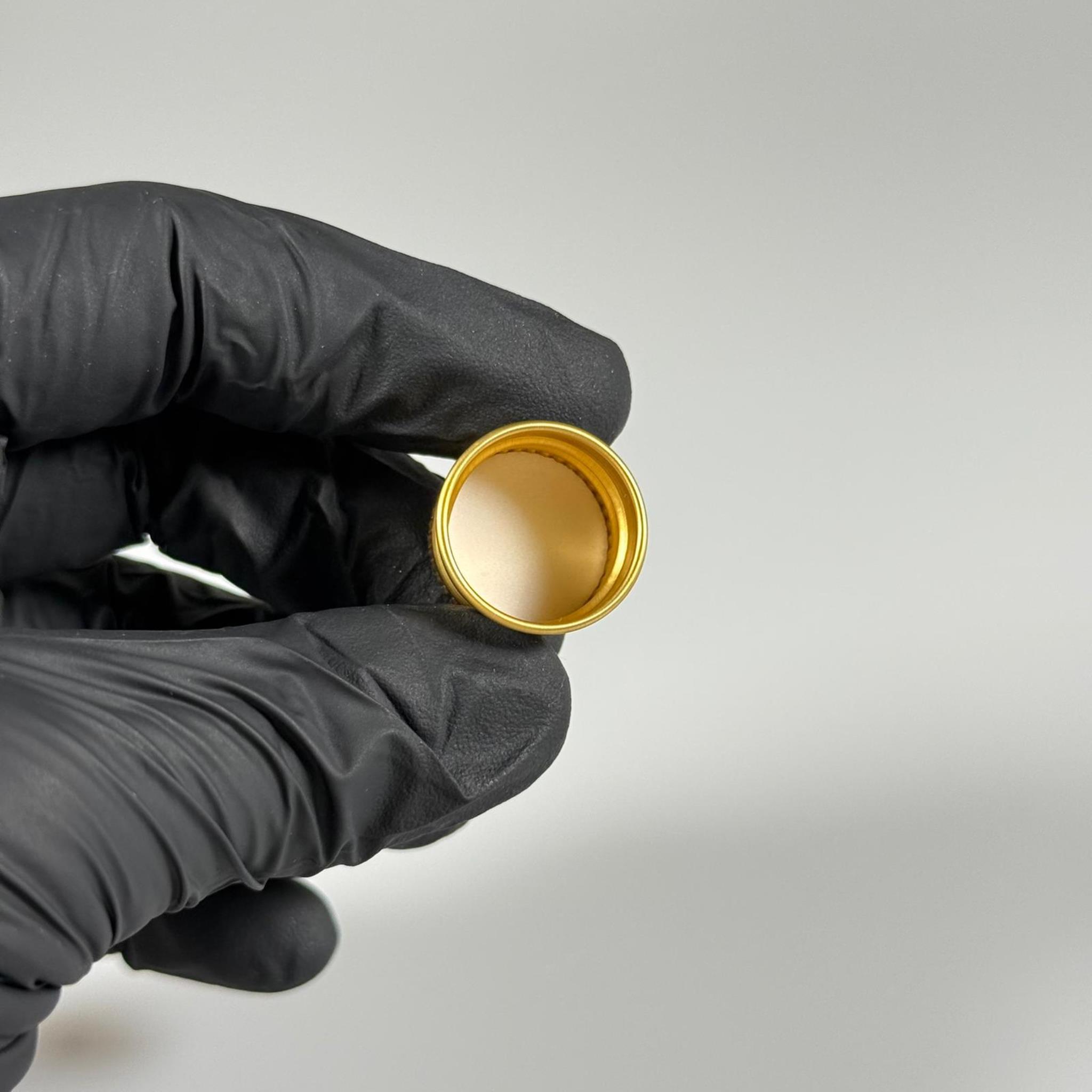 18 MM VİDALI GOLD ALÜMİNYUM KAPAK - İTHAL