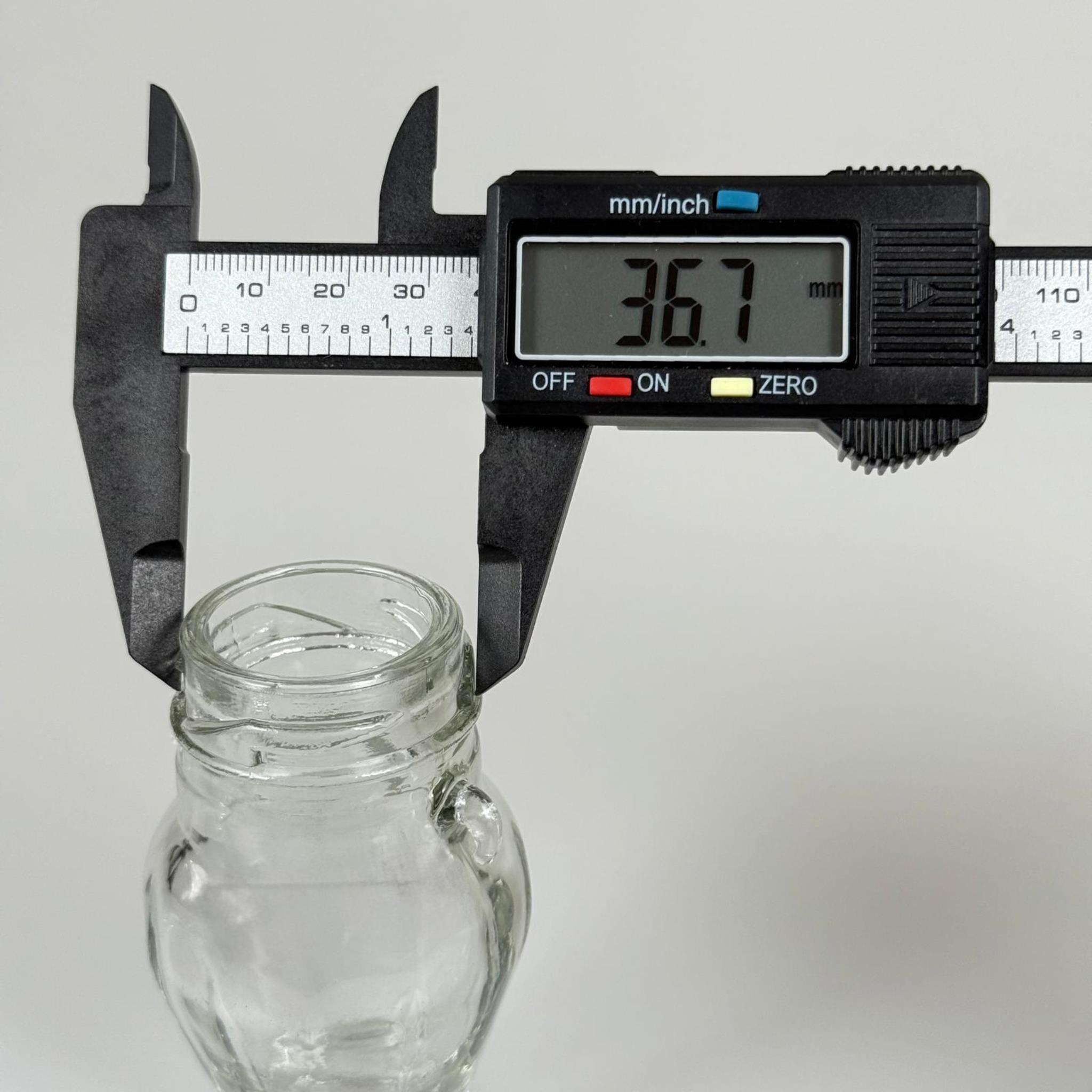 60 CC AMPHORA CAM KAVANOZ KULPLU (38 AĞIZ) KAPAKSIZ