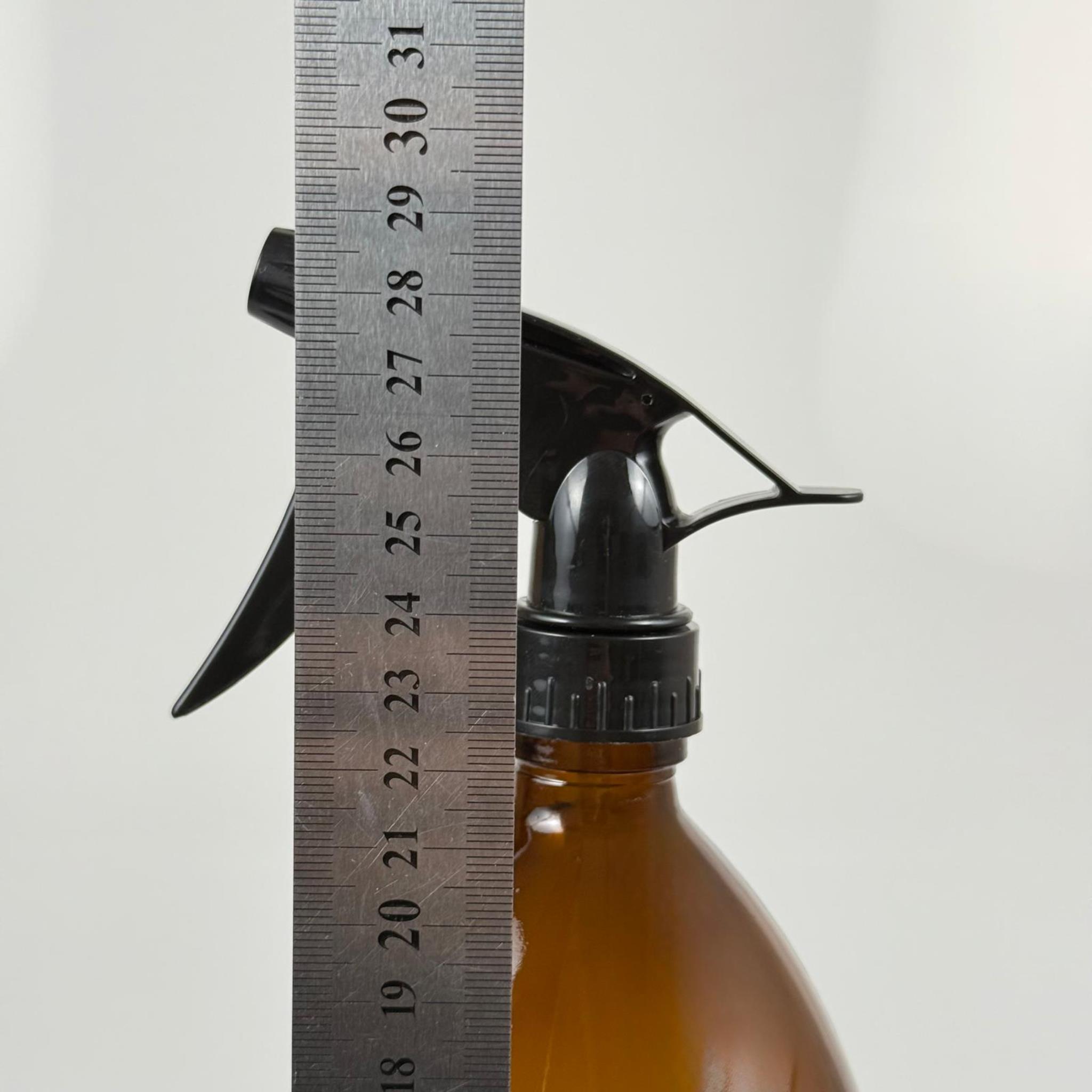 1000 CC AMBER TOMBUL ÖZEL SERİ CAM ŞİŞE - SİYAH KİMYASALA DAYANIKLI DOZAJ SPREYLİ - 1000 ML CAM ECZA ŞİŞESİ - KAHVERENGİ