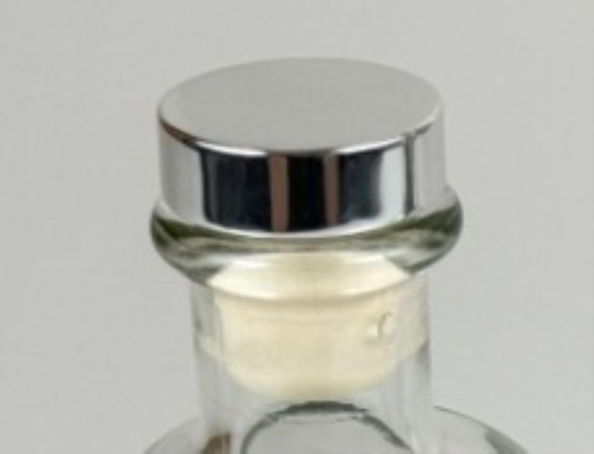 GÜMÜŞ BAŞLIKLI MANTAR TIPA - SENTETİK MANTAR TIPA - CAM ŞİŞE TIPASI