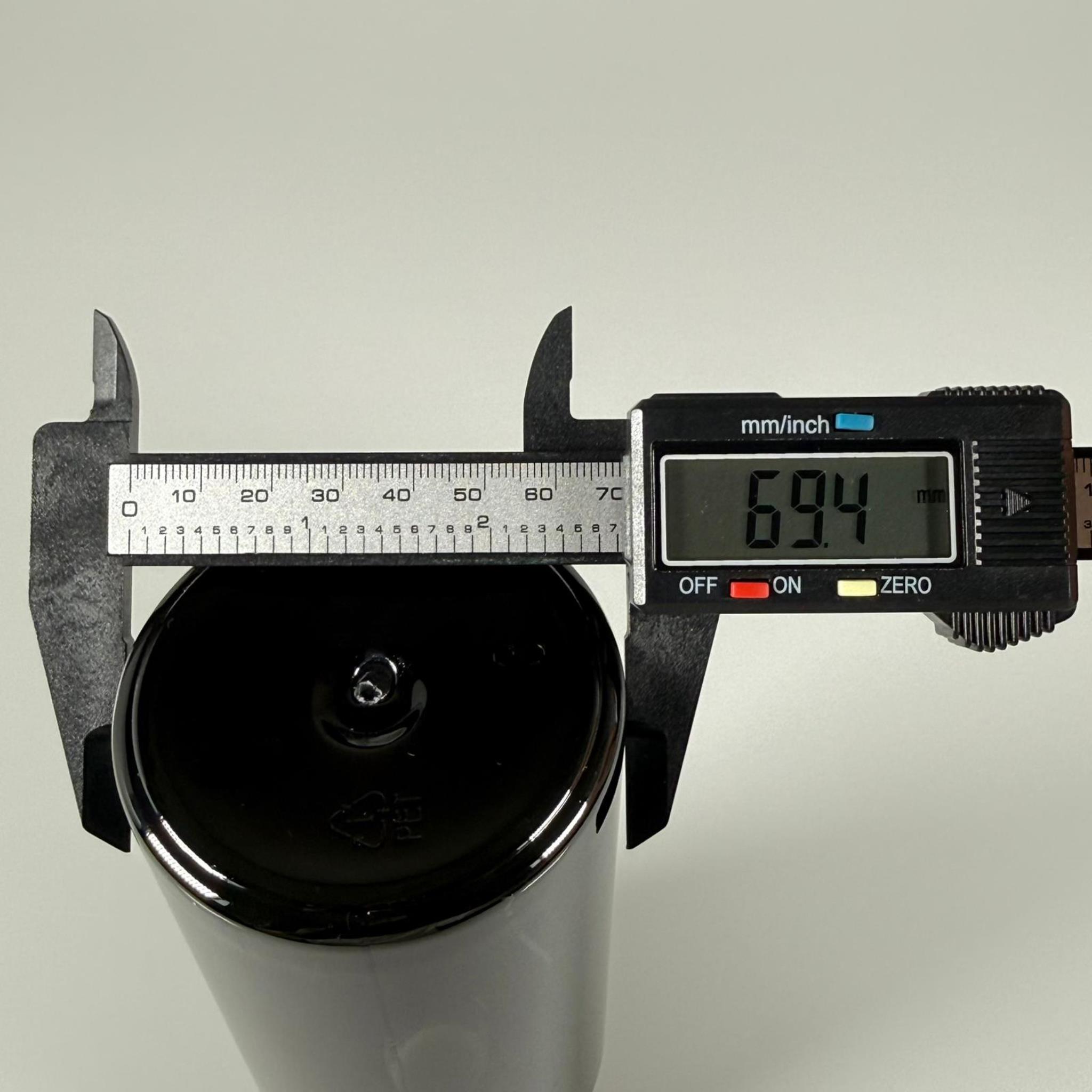 500 CC SİYAH UZUN SİLİNDİR PET ŞİŞE KALIN (26 GR) KAPAKSIZ - 28 AĞIZ - 500 ML PET ŞİŞE