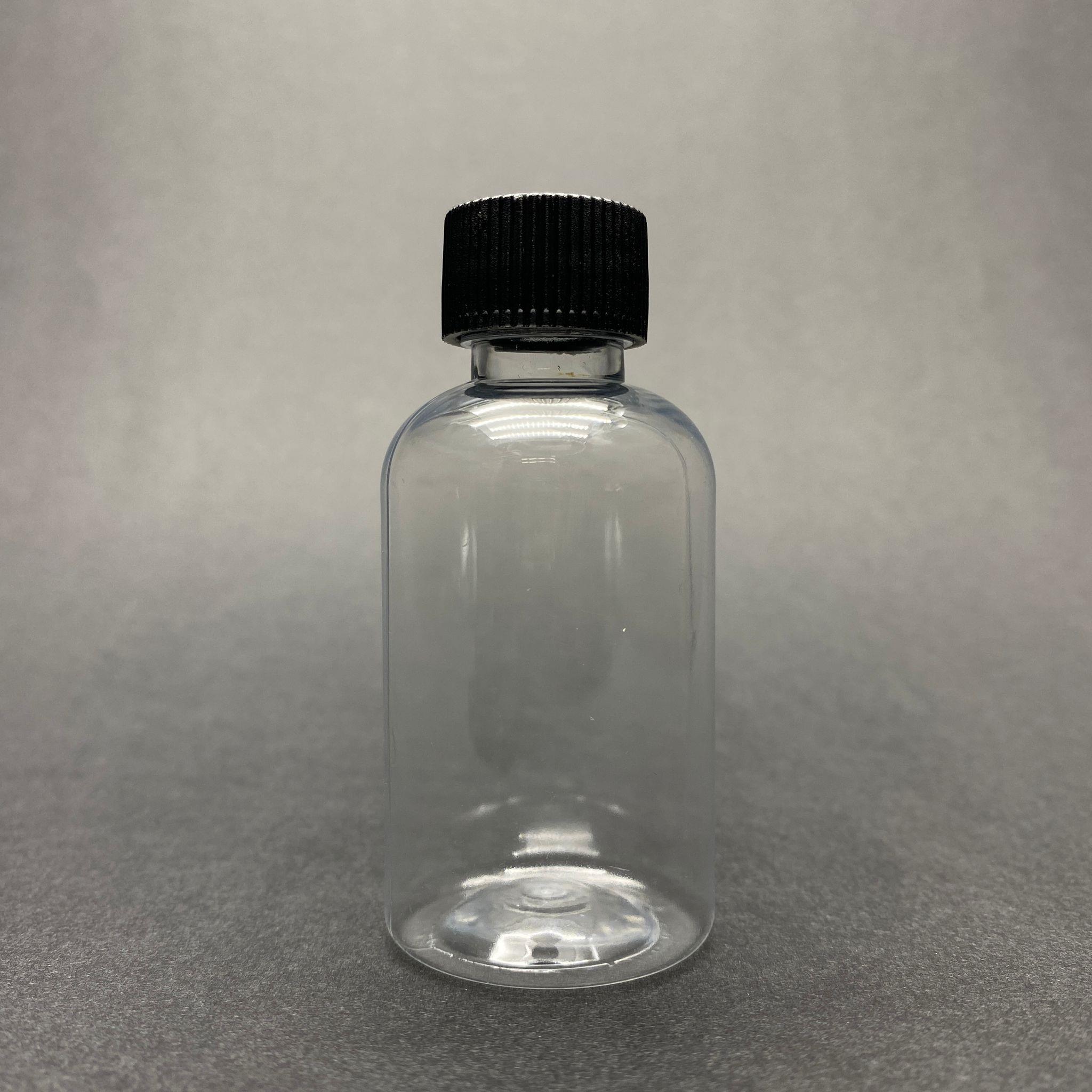 40 CC TOMBUL MODEL PLASTİK ŞİŞE - SİYAH KAPAKLI - 40 ML KAPAKLI PET ŞİŞE