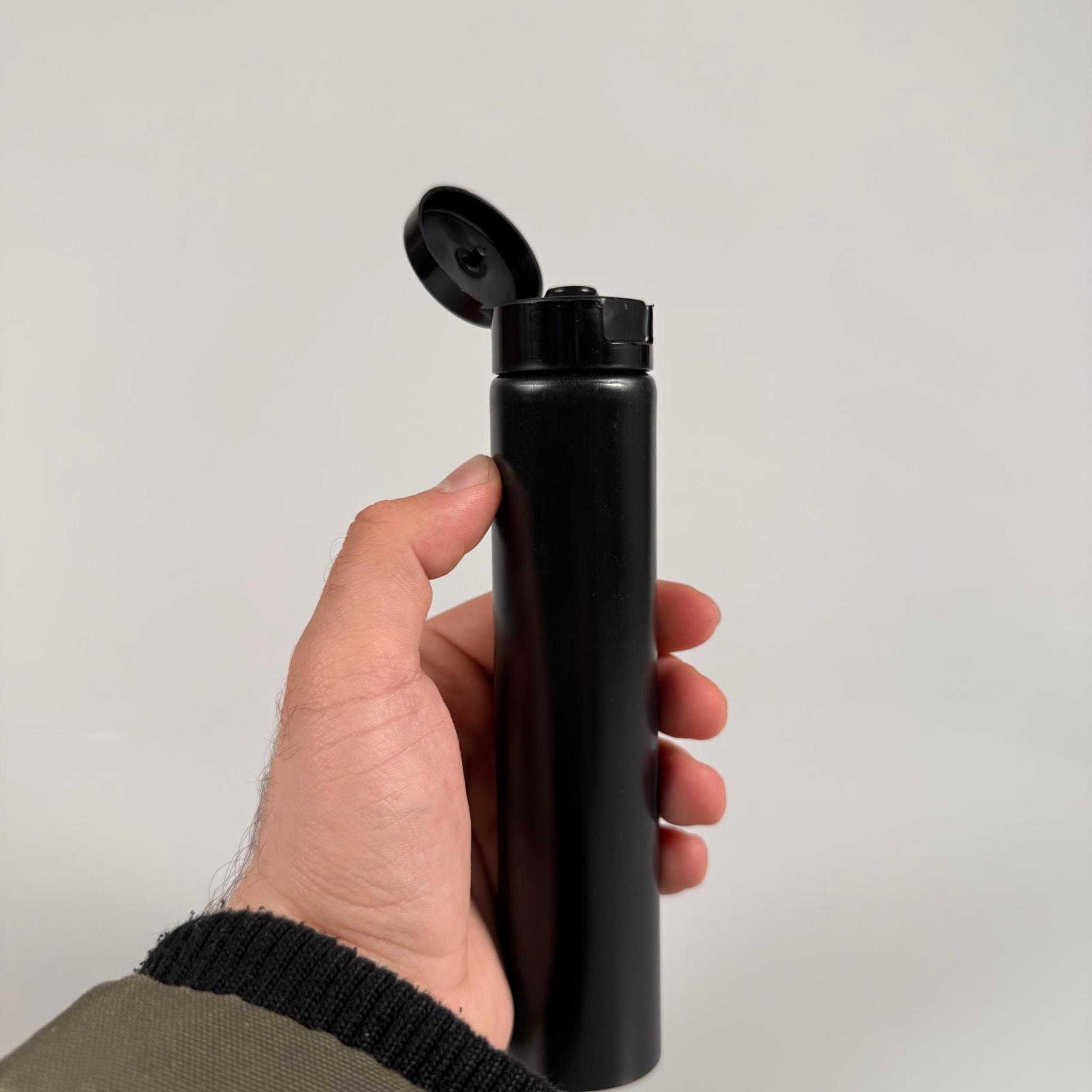 KOZMETİK İÇİN SİYAH BOŞ KREM TÜPÜ KAPAKLI - 100 ML - MERHEM TÜPÜ - LİPGLOSS TÜP - DUDAK PARLATICISI TÜPÜ - BAL DOLUMU İÇİN PLASTİK TÜP  - AÇILIR KAPANIR FLİPTOP KAPAKLI - ALTI AÇIK ELLE KAPANMAZ ISITICI GEREKİR