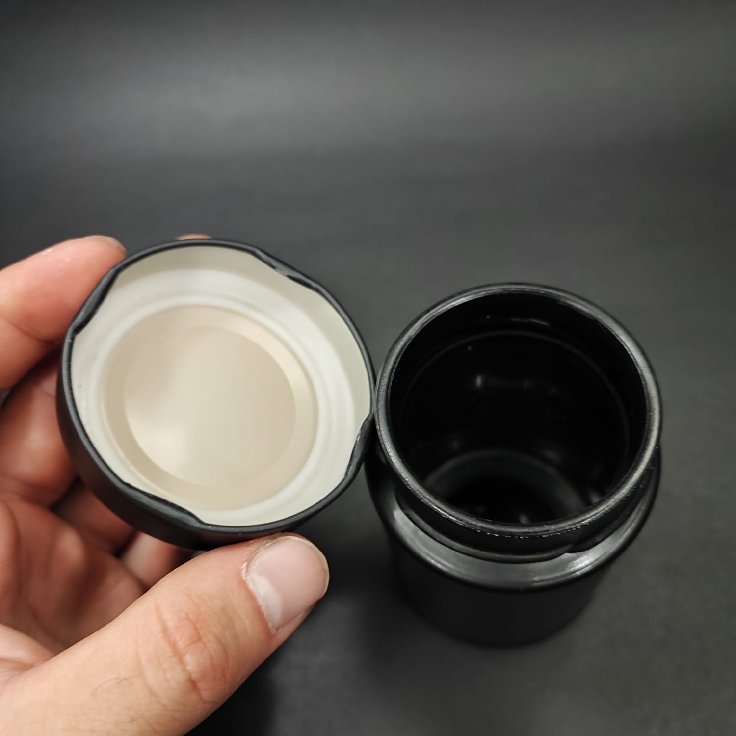 220 CC SİYAH CAM KAVANOZ  -SİYAH KAPAKLI - 220 ML KAVANOZ - MUM KAVANOZLARI