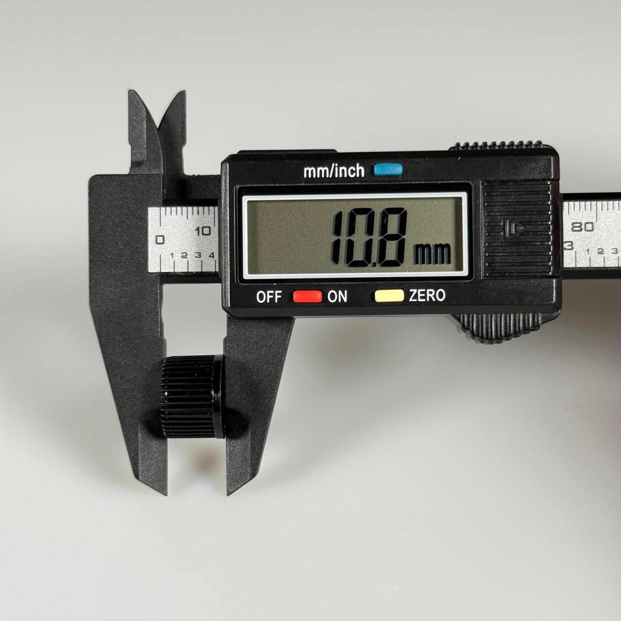 14 MM PLASTİK KAPAK SİYAH -DÜZ