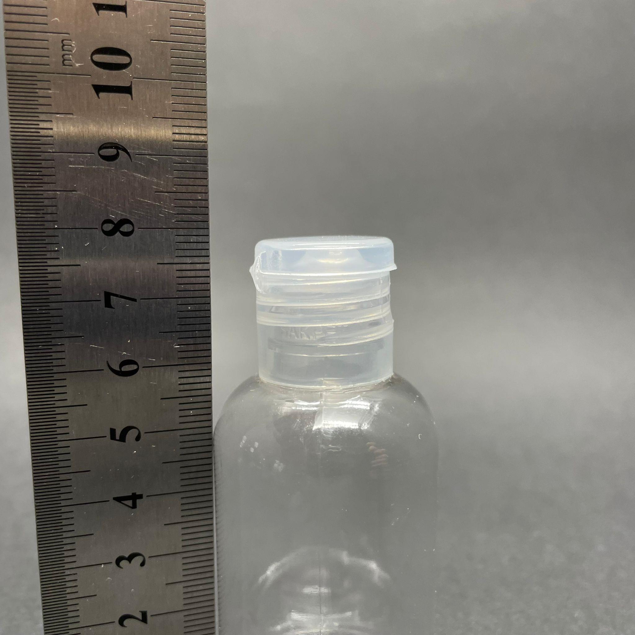 40 CC PET ŞİŞE - ŞEFFAF FLİPTOP KAPAKLI  - 40 ML AÇILIR KAPANIR AKITICILI KAPAKLI PET ŞİŞE