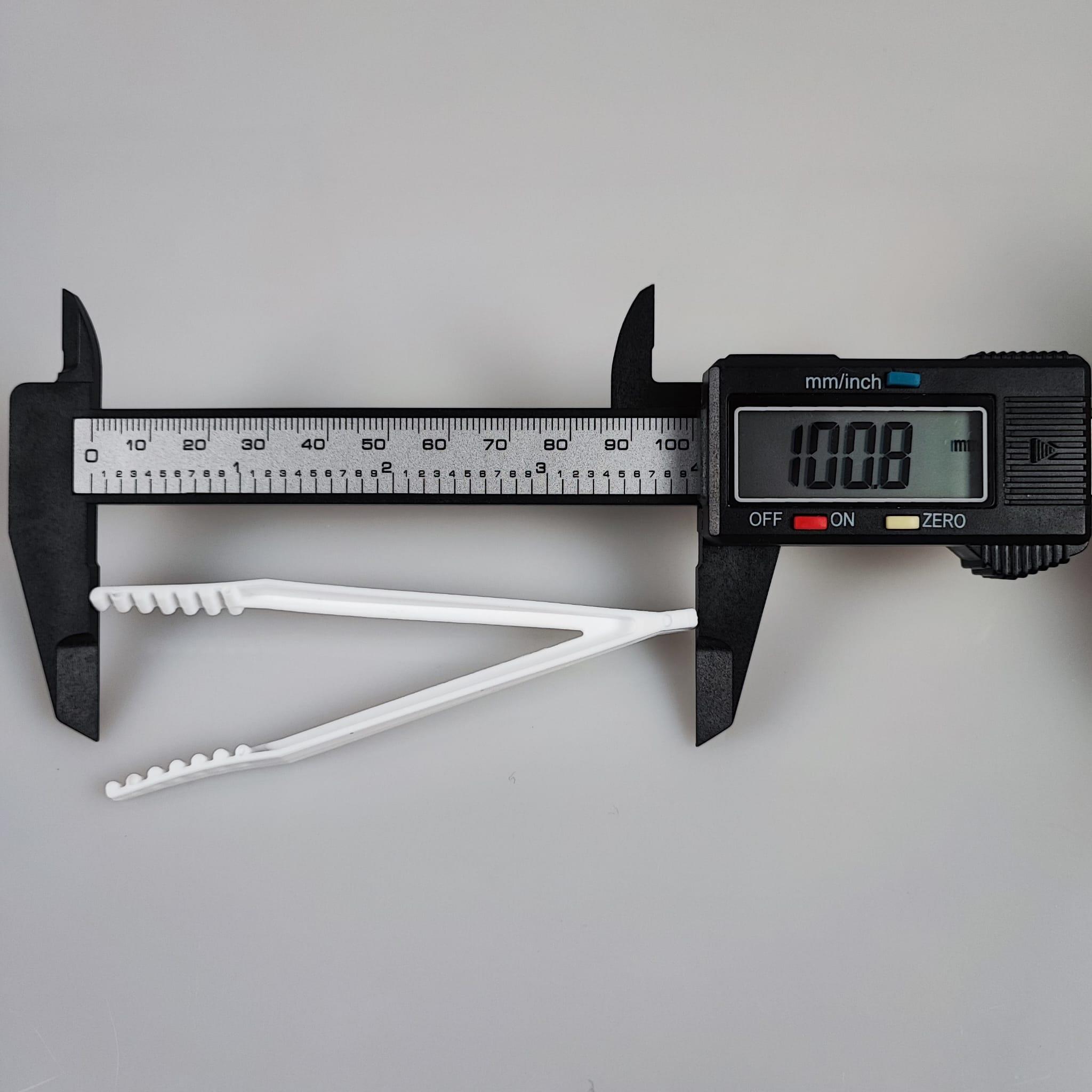 MAŞA PLASTİK - BEYAZ - 10 CM - GIDAYA UYGUN