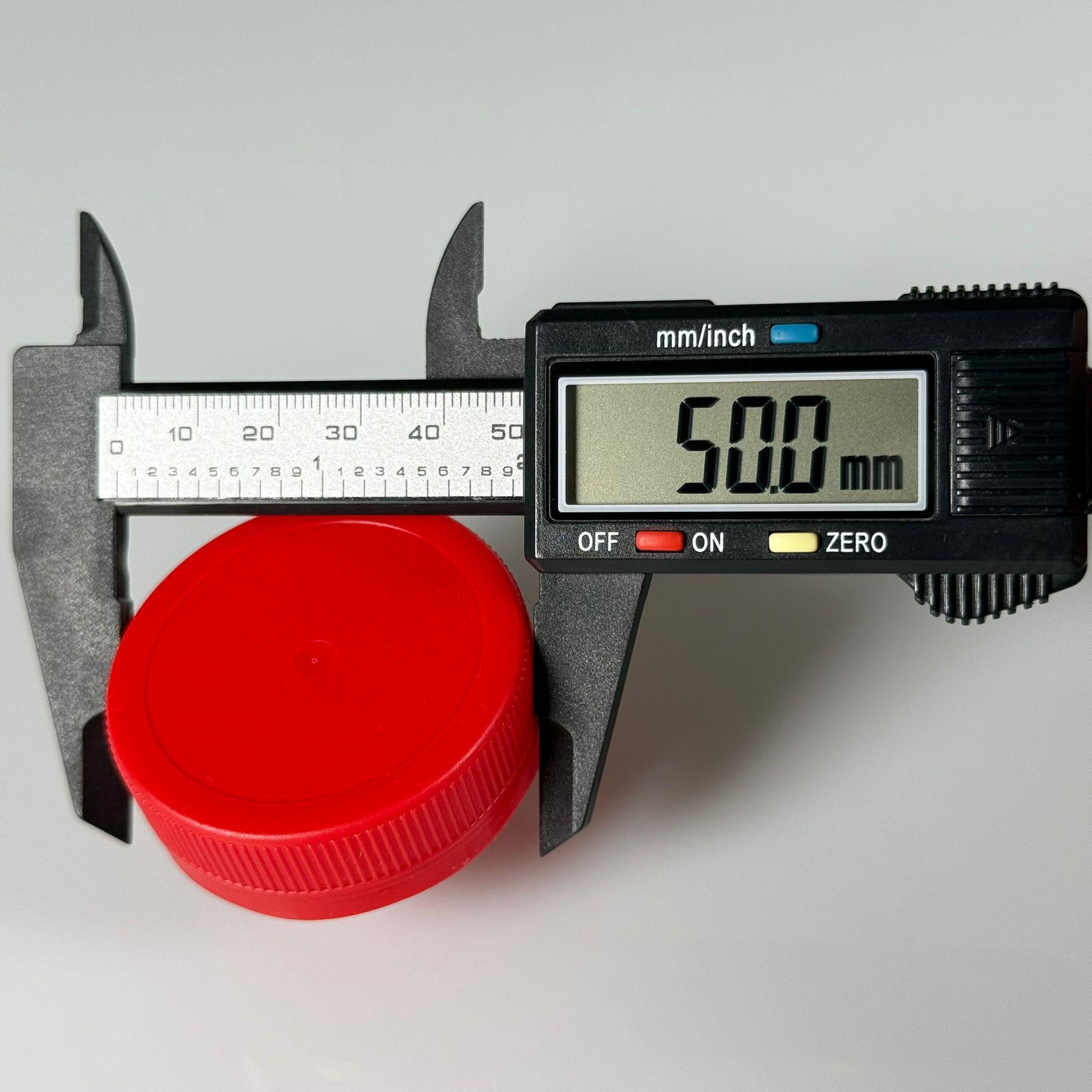 48 MM VİDALI KİLİTLİ PLASTİK KAPAK KIRMIZI  - 5 LİTRE SU PETİ KAPAĞI - 10 LİTRE SU PETİ KAPAĞI - KİLİTLİ