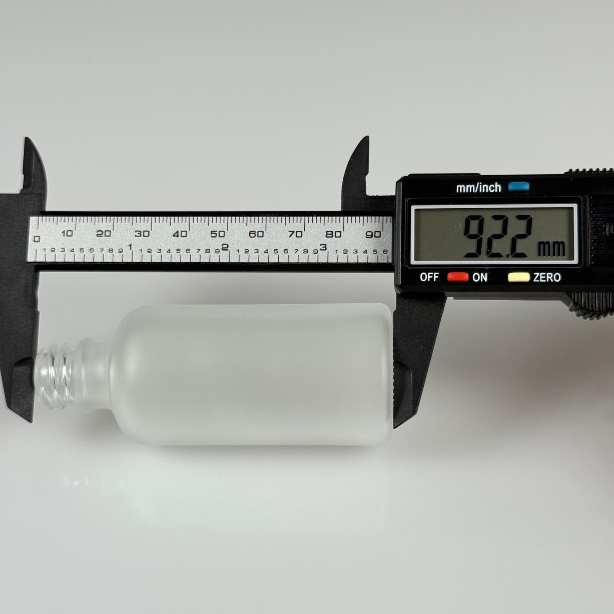 50 CC BUZLU CAM ŞİŞE KAPAKSIZ (18 AĞIZ) - 50 ML CAM ŞİŞE - BUZLAMA CAM ŞİŞE