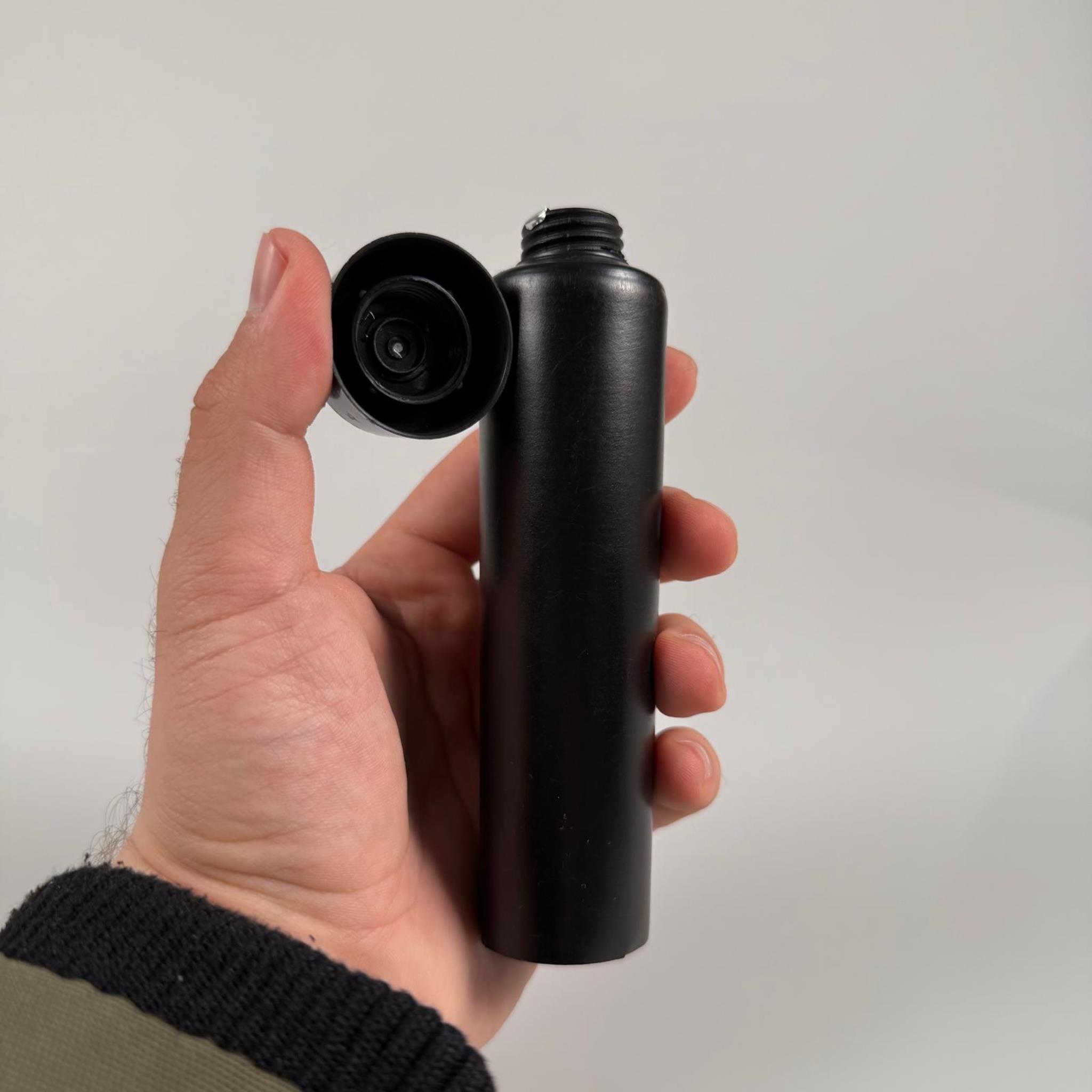 KOZMETİK İÇİN SİYAH BOŞ KREM TÜPÜ KAPAKLI - 75 ML - MERHEM TÜPÜ - LİPGLOSS TÜP - DUDAK PARLATICISI TÜPÜ - BAL DOLUMU İÇİN PLASTİK TÜP  - DÜZ KAPAKLI - ALTI AÇIK ELLE KAPANMAZ ISITICI GEREKİR