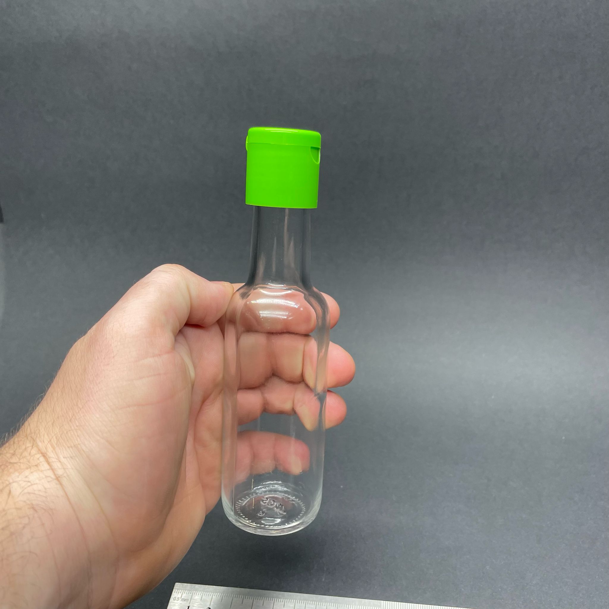 100 CC DORİKA CAM ŞİŞE - YEŞİL FLİPTOP KAPAKLI - 100 ML CAM ŞİŞE + ÇITÇIT KAPAK - AÇILIR KAPANIR KAPAK
