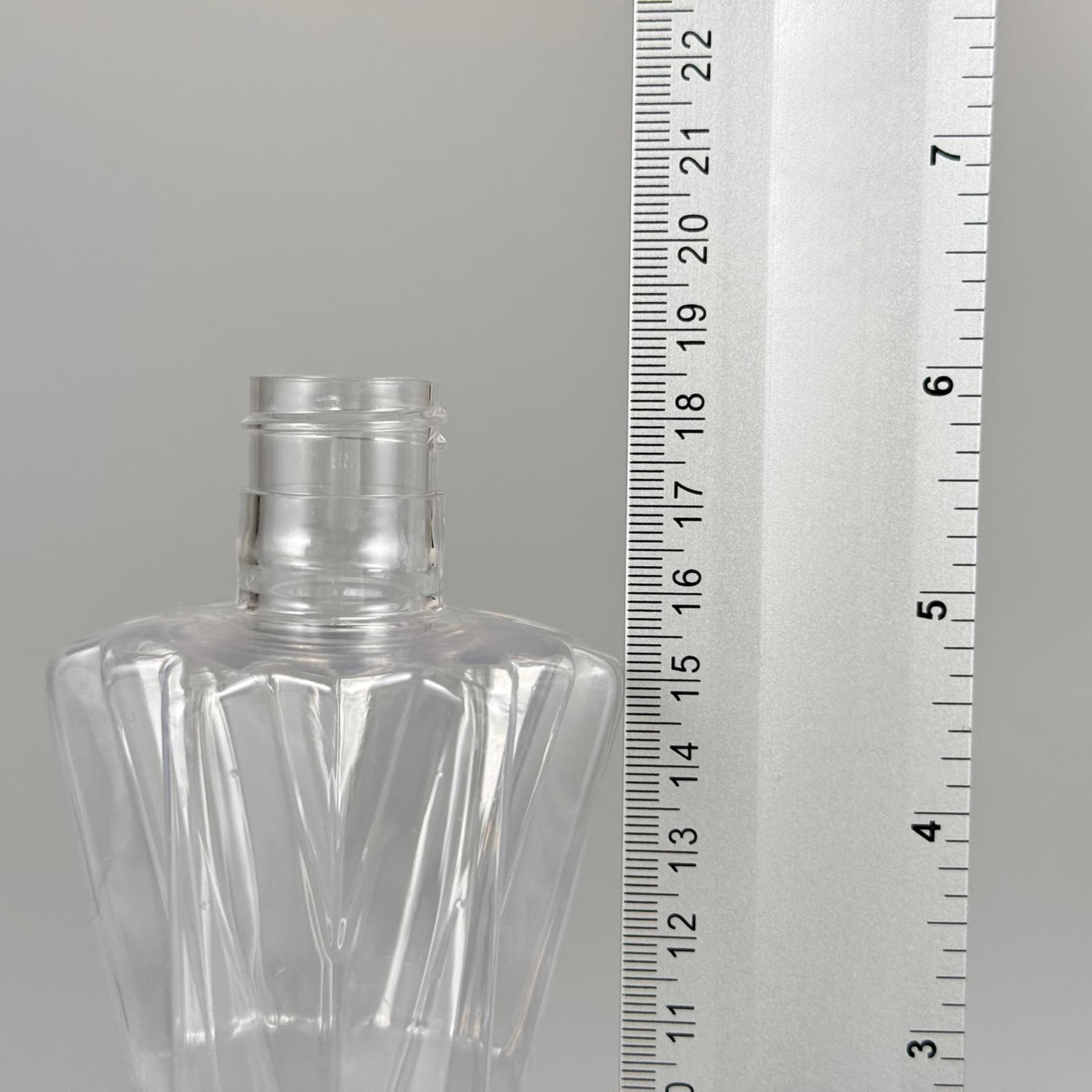 300 CC KOLONYA ŞİŞESİ - ELMAS MODEL - 24 AĞIZ (27 GR) - 300 ML PET KOLONYA ŞİŞESİ