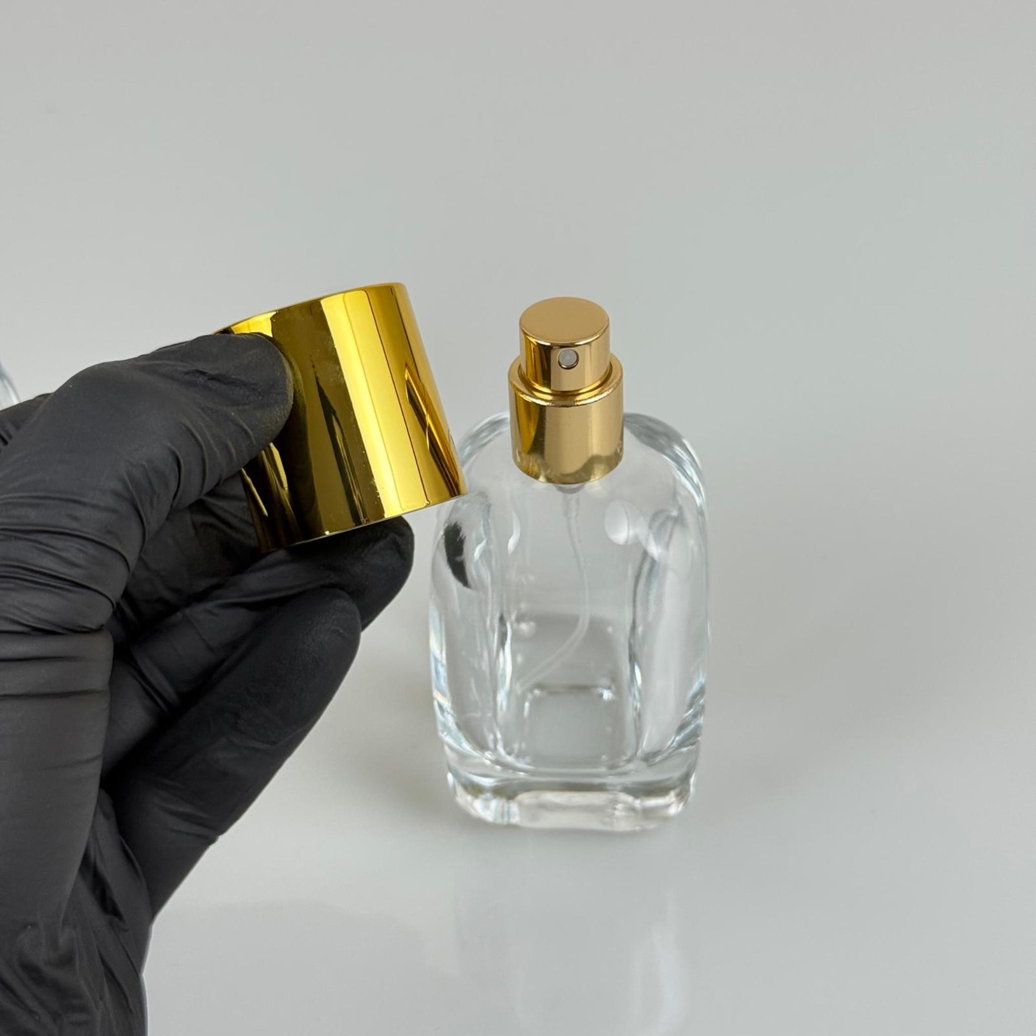 50 ML SİLİNDİR MODEL CORE PARFÜM ŞİŞESİ - GOLD METAL SPREYLİ + GOLD GENİŞ KAPAKLI (AĞIZ 15 MM GEÇME KOLAY KAPAMA)