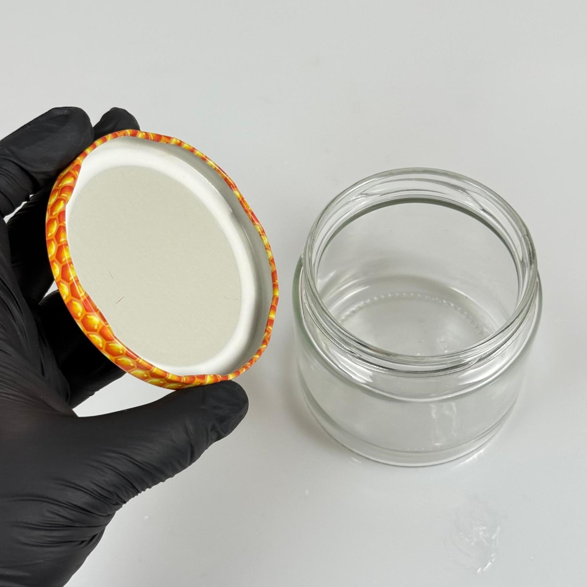 370 CC CAM KAVANOZ - PETEK METAL KAPAKLI - 370 ML BAL , PEKMEZ , KONSERVE , MAGNOLİA VB KAVANOZLARI