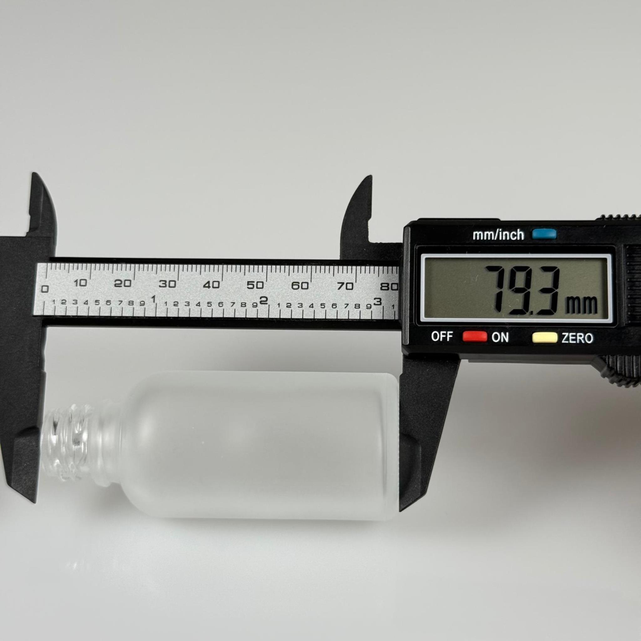 30 CC BUZLU CAM ŞİŞE KAPAKSIZ (18 AĞIZ) - 30 ML CAM ŞİŞE - BUZLAMA CAM ŞİŞE