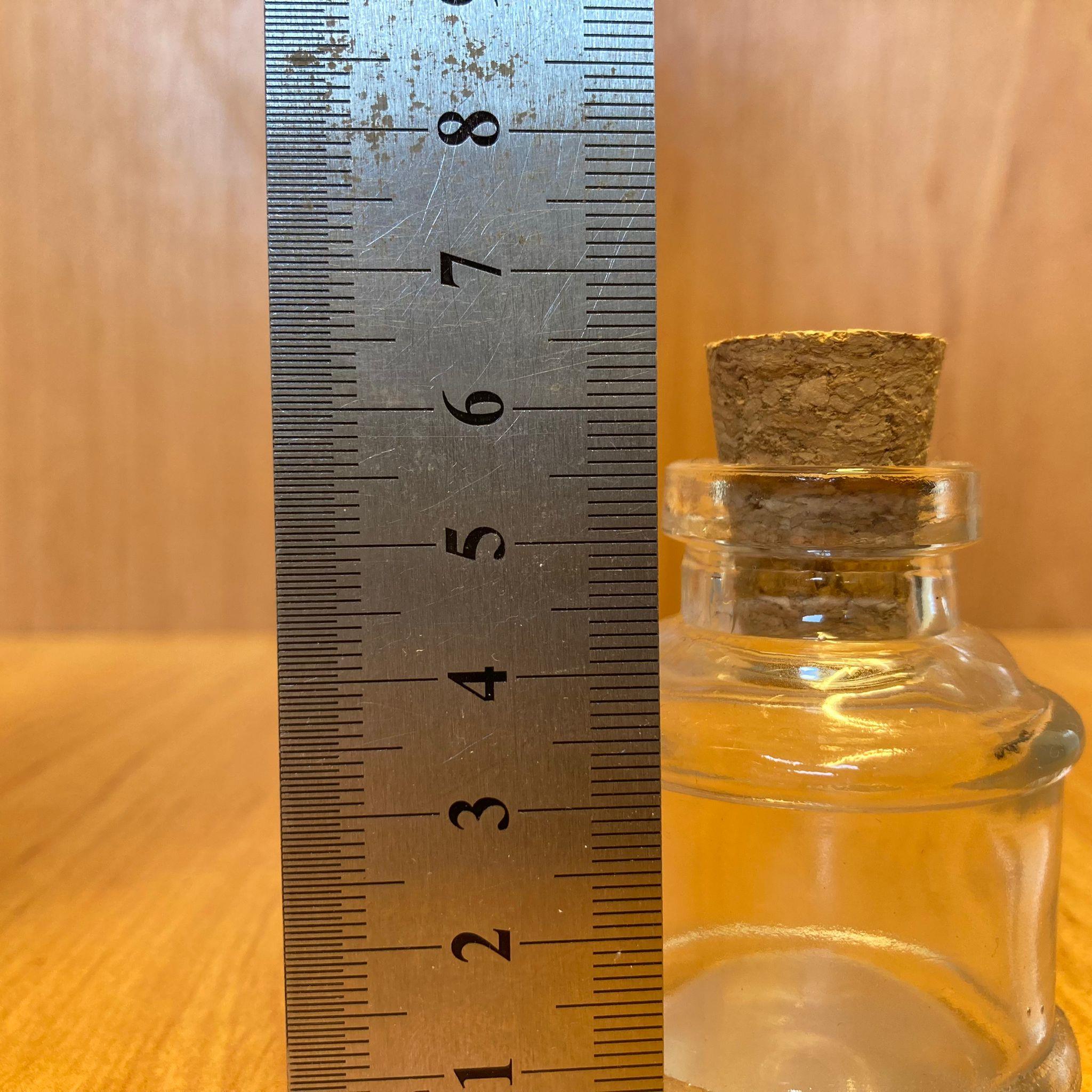 30 CC MÜREKKEP ŞİŞESİ - MANTAR TIPALI CAM ŞİŞE 30 ML