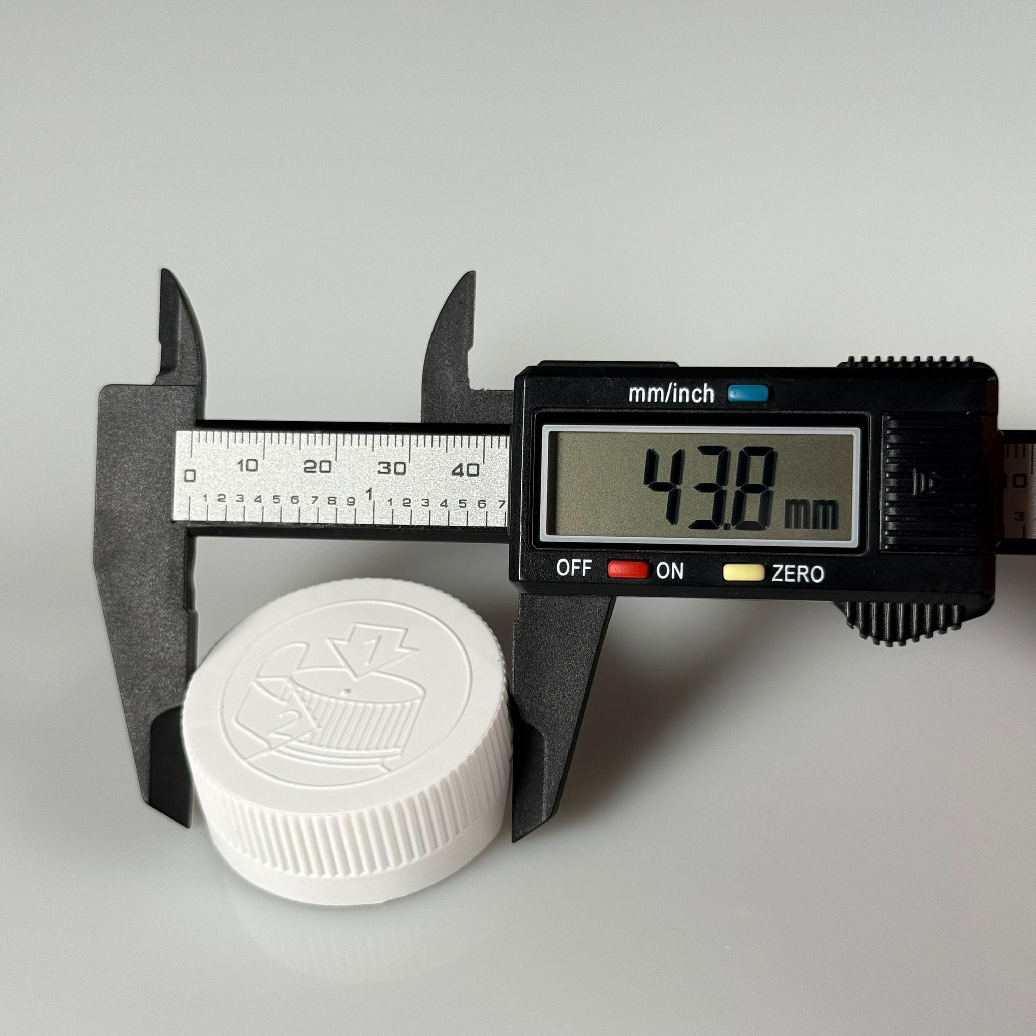 38 MM ÇOCUK KİLİTLİ VİDALI PLASTİK KAPAK - BEYAZ