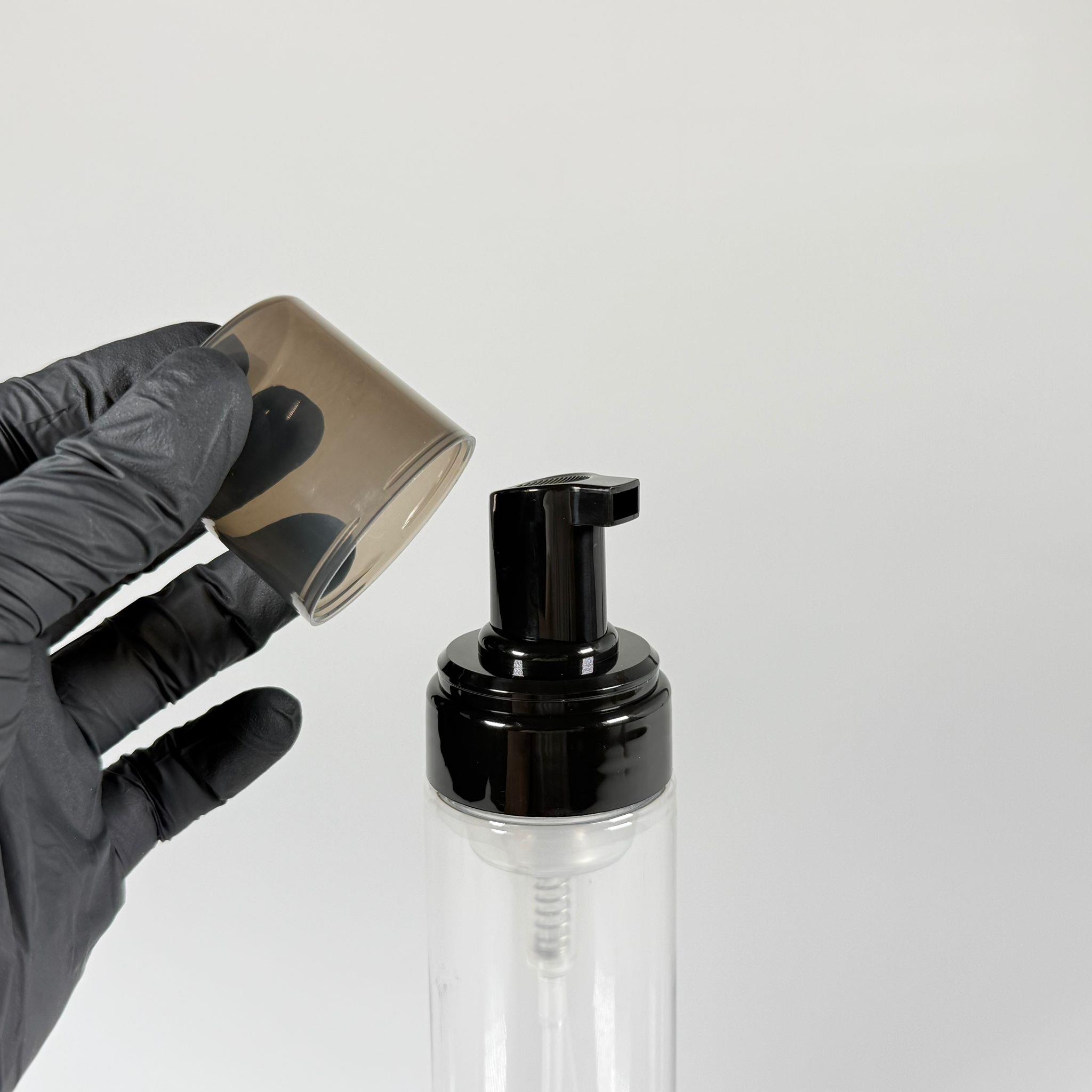 200 CC KÖPÜK YAPICI POMPALI ŞİŞE - ŞEFFAF - SİYAH KÖPÜK POMPALI BEYAZ ŞİŞE - 200 ML ŞİŞE KÖPÜK POMPASI