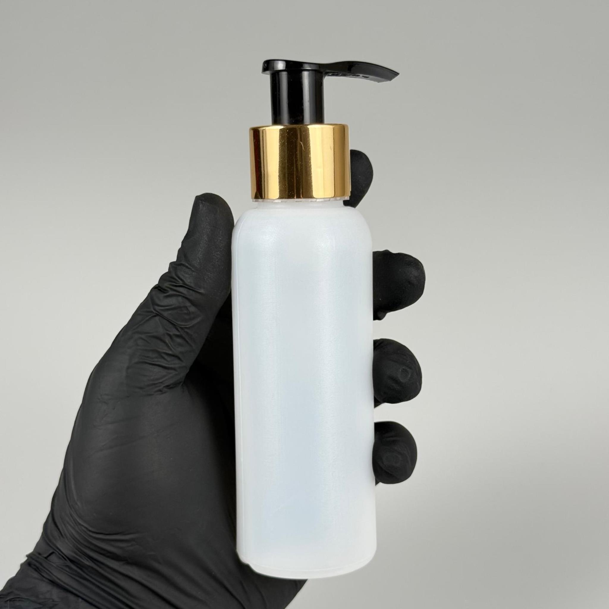 100 CC NATÜREL SERT POLİETİLEN ŞİŞE + GOLD POMPALI ( 24 MM ) - 100 ML GOLD POMPALI SERT POLİETİLEN ŞİŞE (YOĞUN KIVAMLI SIVILARDA TIKANMAZ)