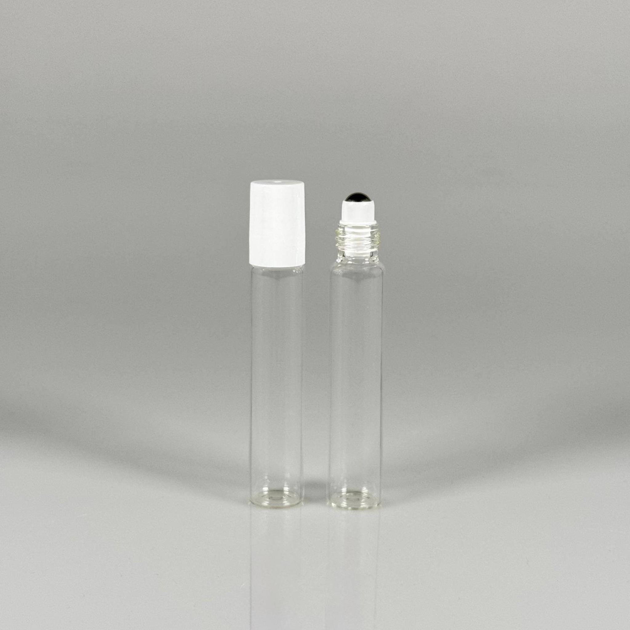 10 CC İNCE UZUN MODEL ŞEFFAF CAM ROLL-ON SÜRÜLEBİLİR BİLYELİ ŞİŞE - 10 ML UZUN SAYDAM ROLLON TAKIM SET (ÇELİK BİLYE + BEYAZ KAPAK + ŞEFFAF ŞİŞE TAKIM)