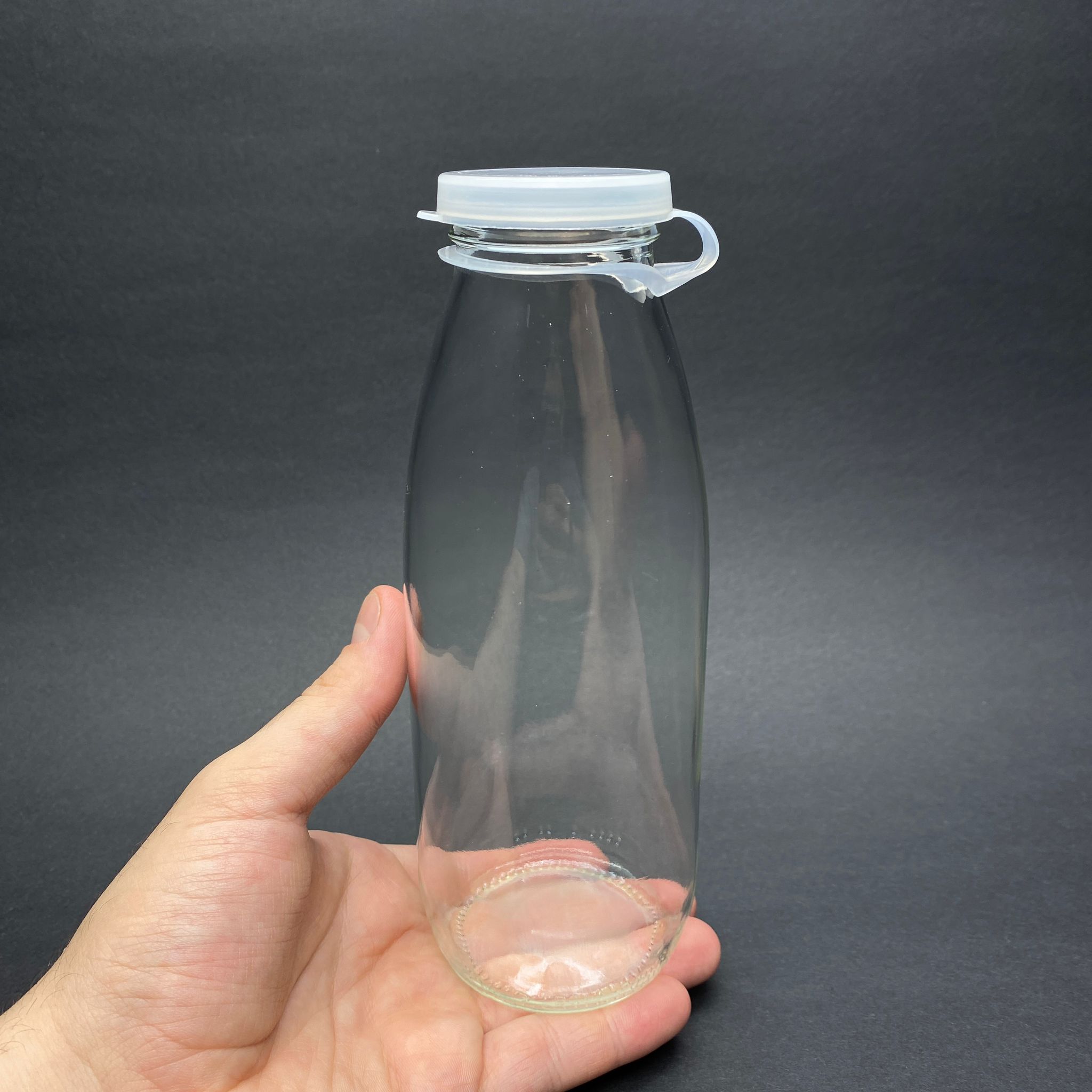 500 CC PAŞABAHÇE CAM AYRAN - SÜT ŞİŞESİ - PLASTİK KAPAKLI - 500 ML KAPAKLI CAM ŞİŞE PAŞABAHÇE - ŞİŞECAM ÜRÜN KODU: 133850