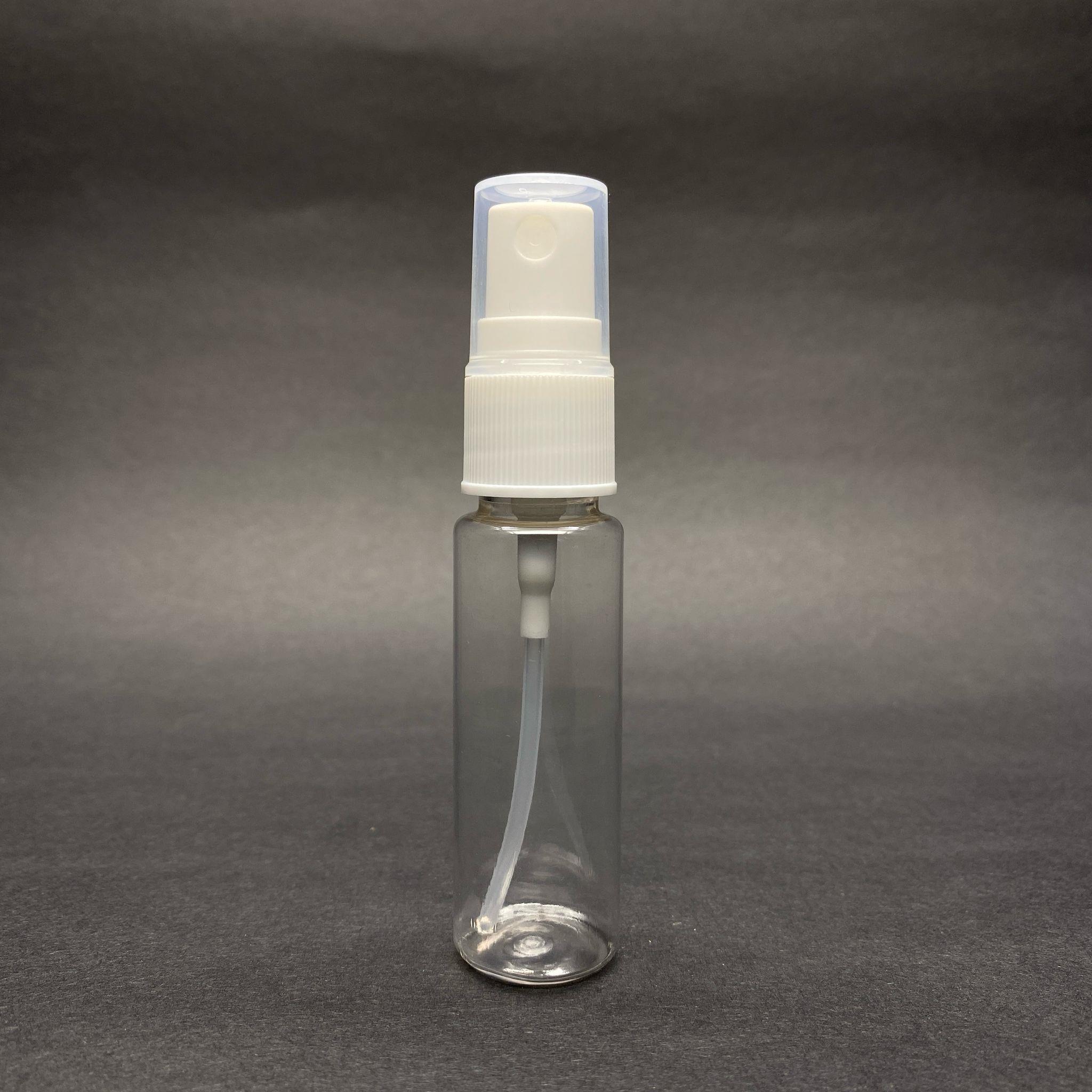 20 CC ŞEFFAF PET ŞİŞE - BEYAZ SPREYLİ TESTER 20 ML PLASTİK ŞİŞE