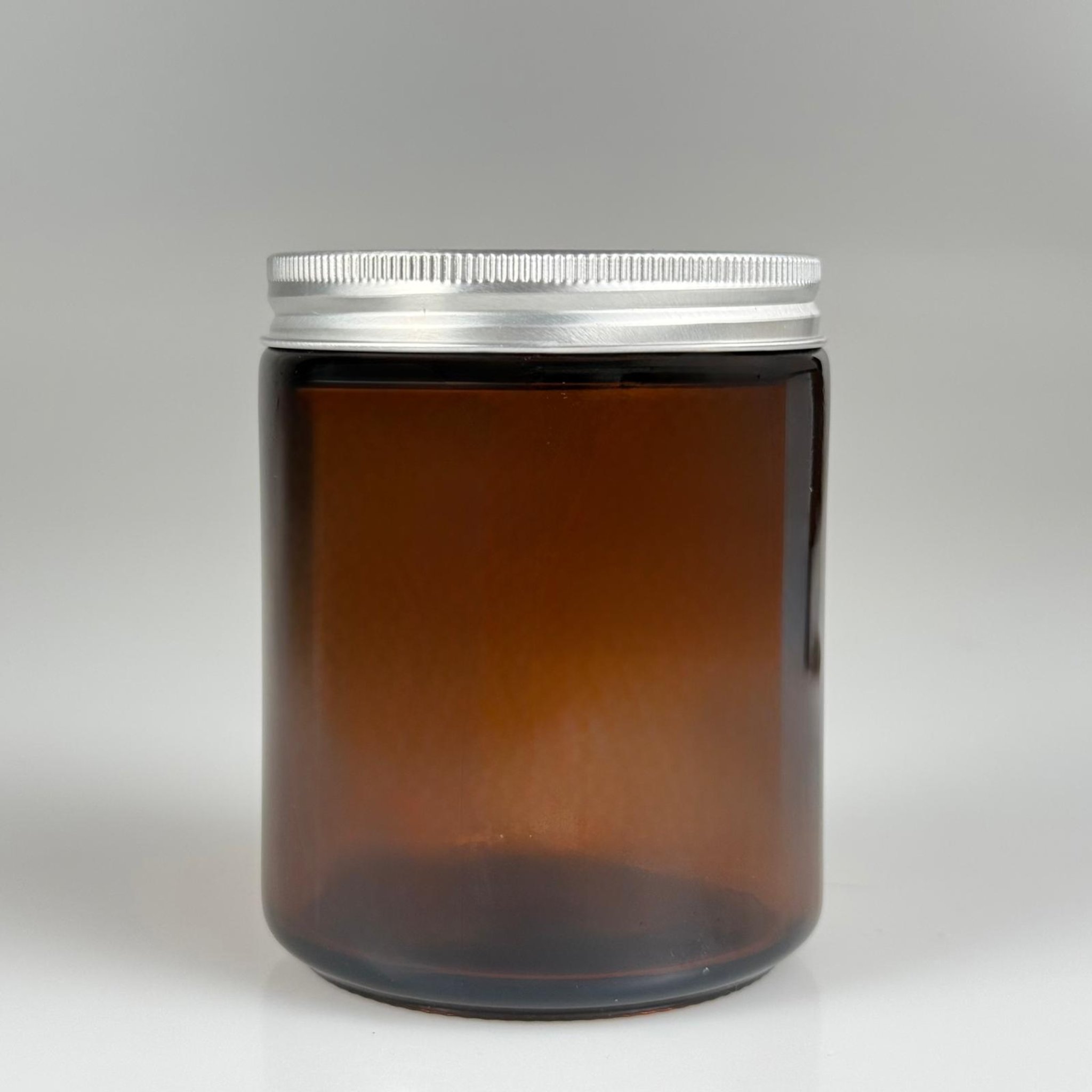 270 CC CAM AMBER MUM KAVANOZU - KÖPÜK CONTALI SIZDIRMAZ GÜMÜŞ METAL KAPAKLI  - 270 ML KAHVERENGİ KREM KAVANOZU - AMBER MUM KAVANOZLARI - MEDİKAL KAVANOZ - ORJİNAL AMBER (BOYAMA DEĞİL)